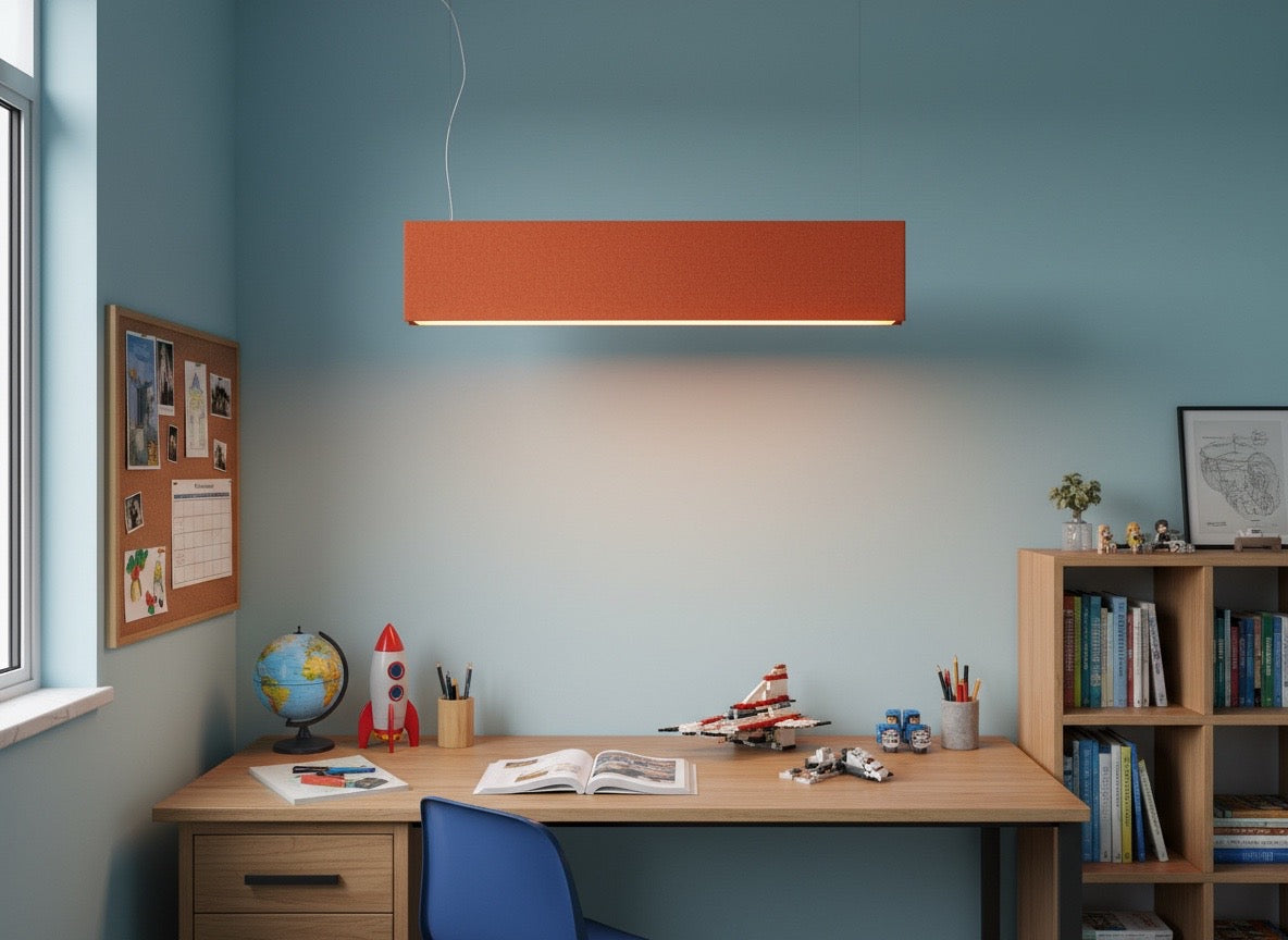 Sound Absorbing Acoustic Linear Light