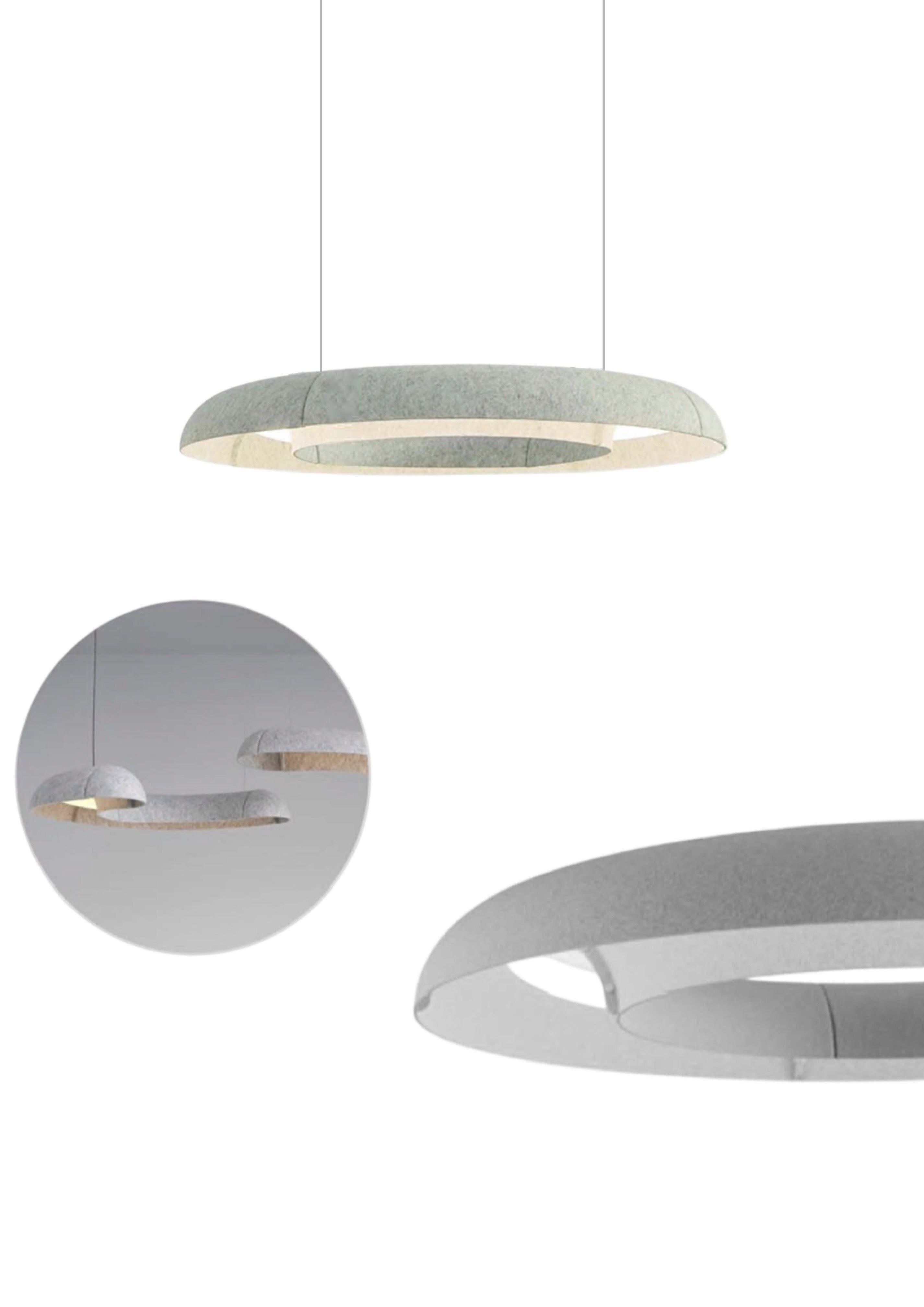 Sound Absorbing Acoustic Pendant Light TR-XYM-0102