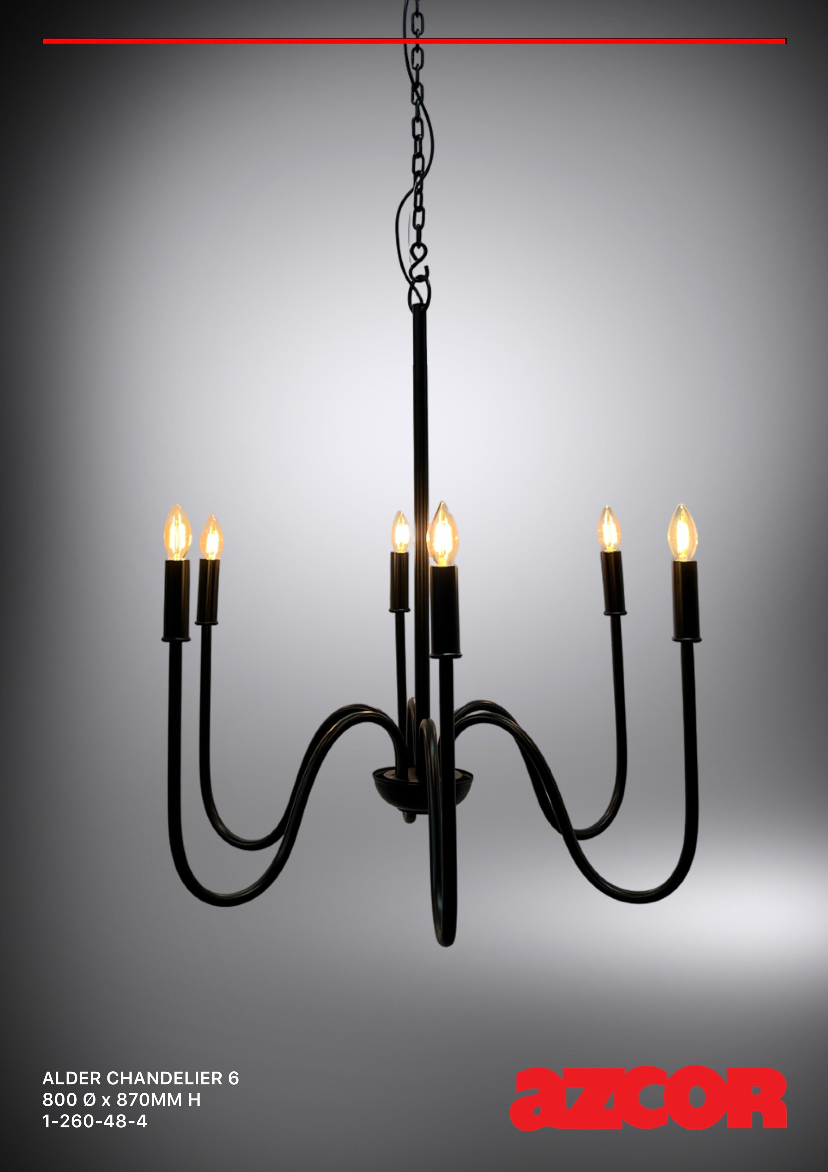 Alder Chandelier 6