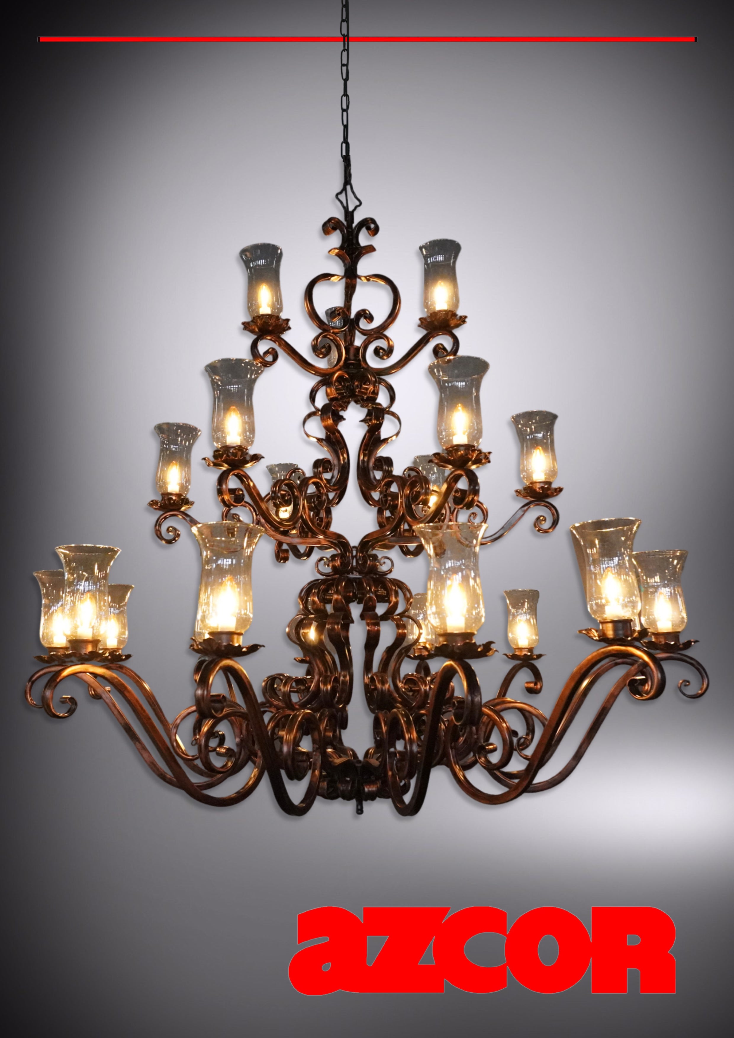 Arte De Carmona Chandelier 21 (Verina Glass)
