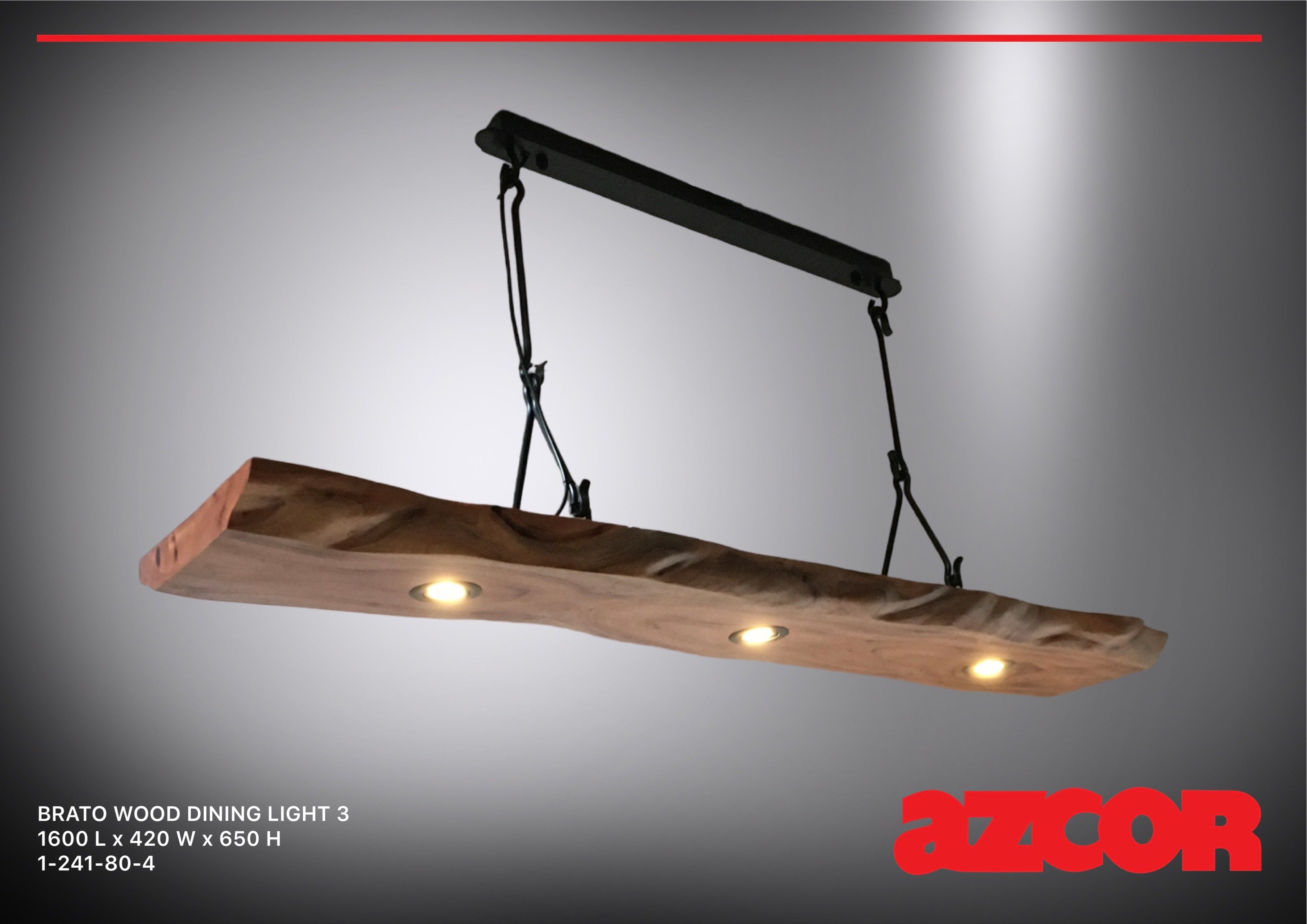 Brato Wood Dining Light 3