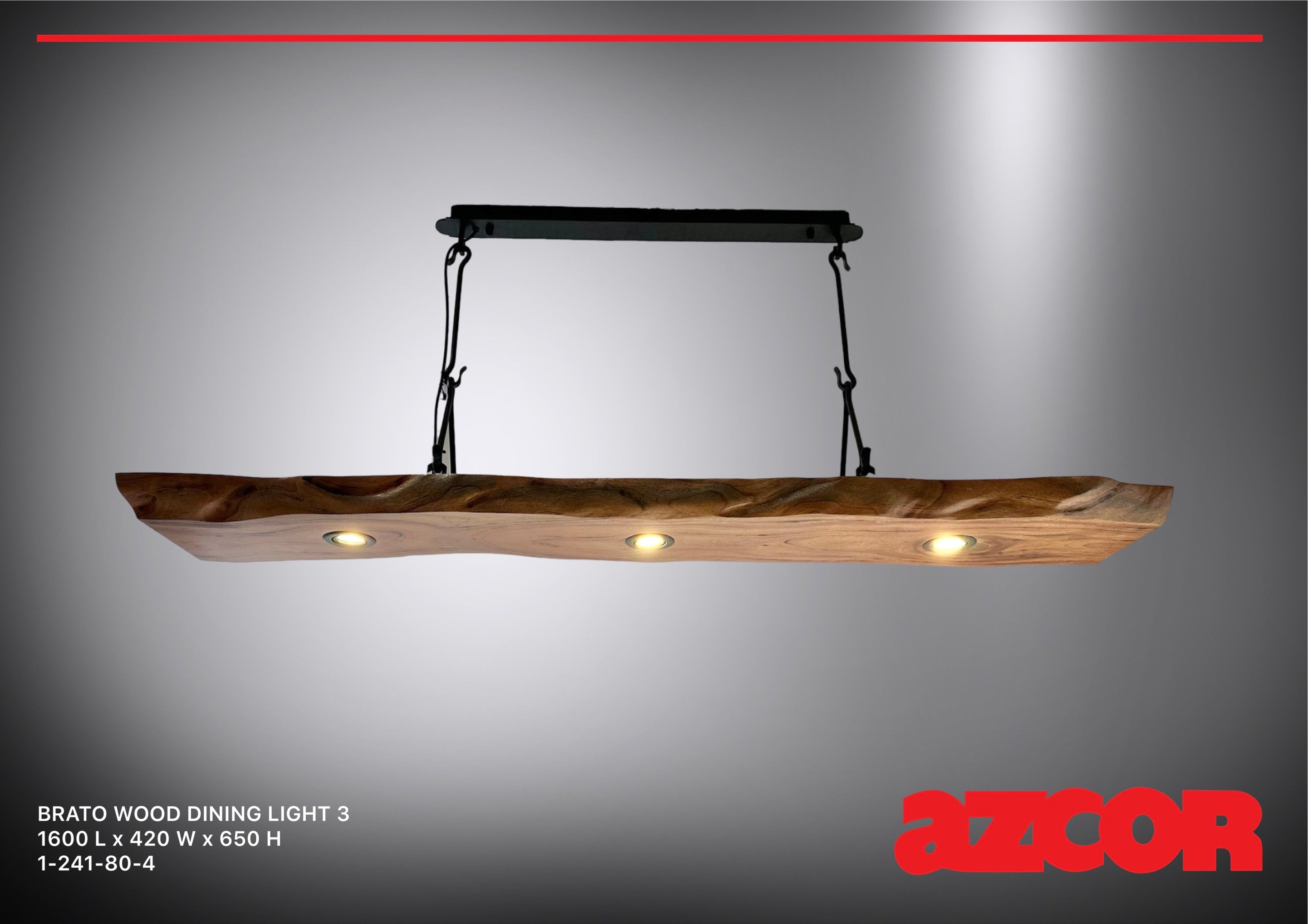 Brato Wood Dining Light 3