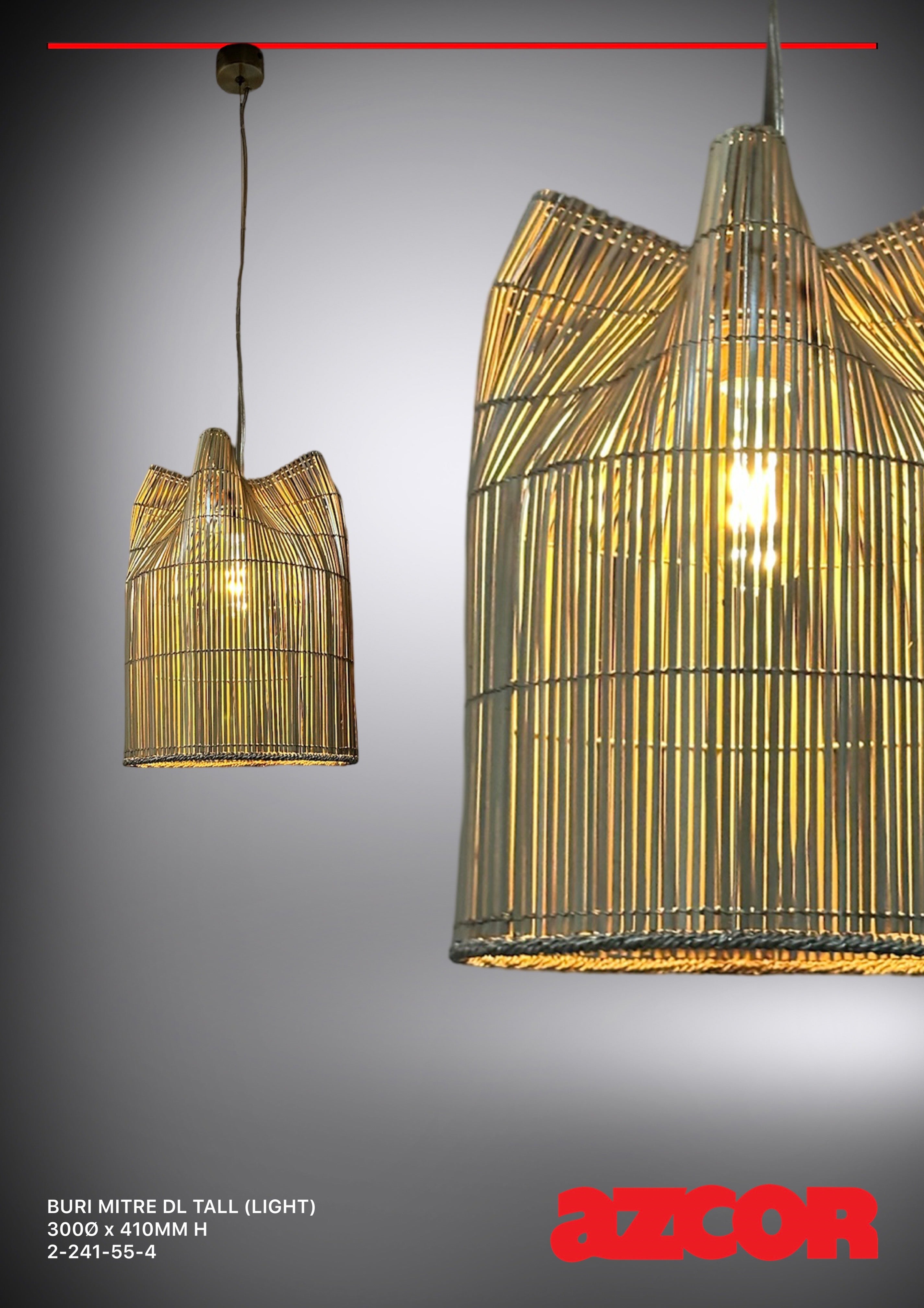 Buri Mitre Drop Light (Tall)