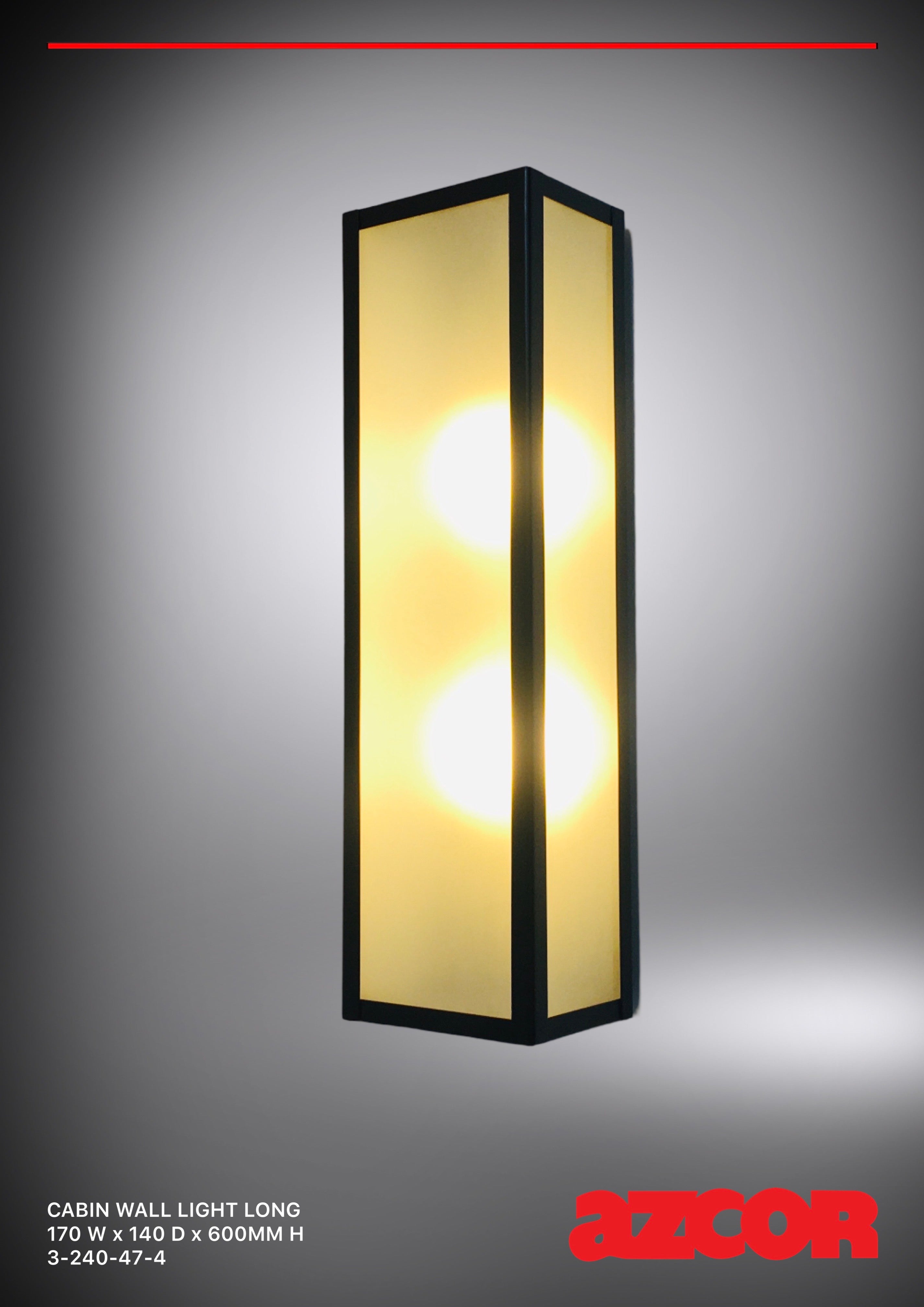 Cabin Wall Light Long