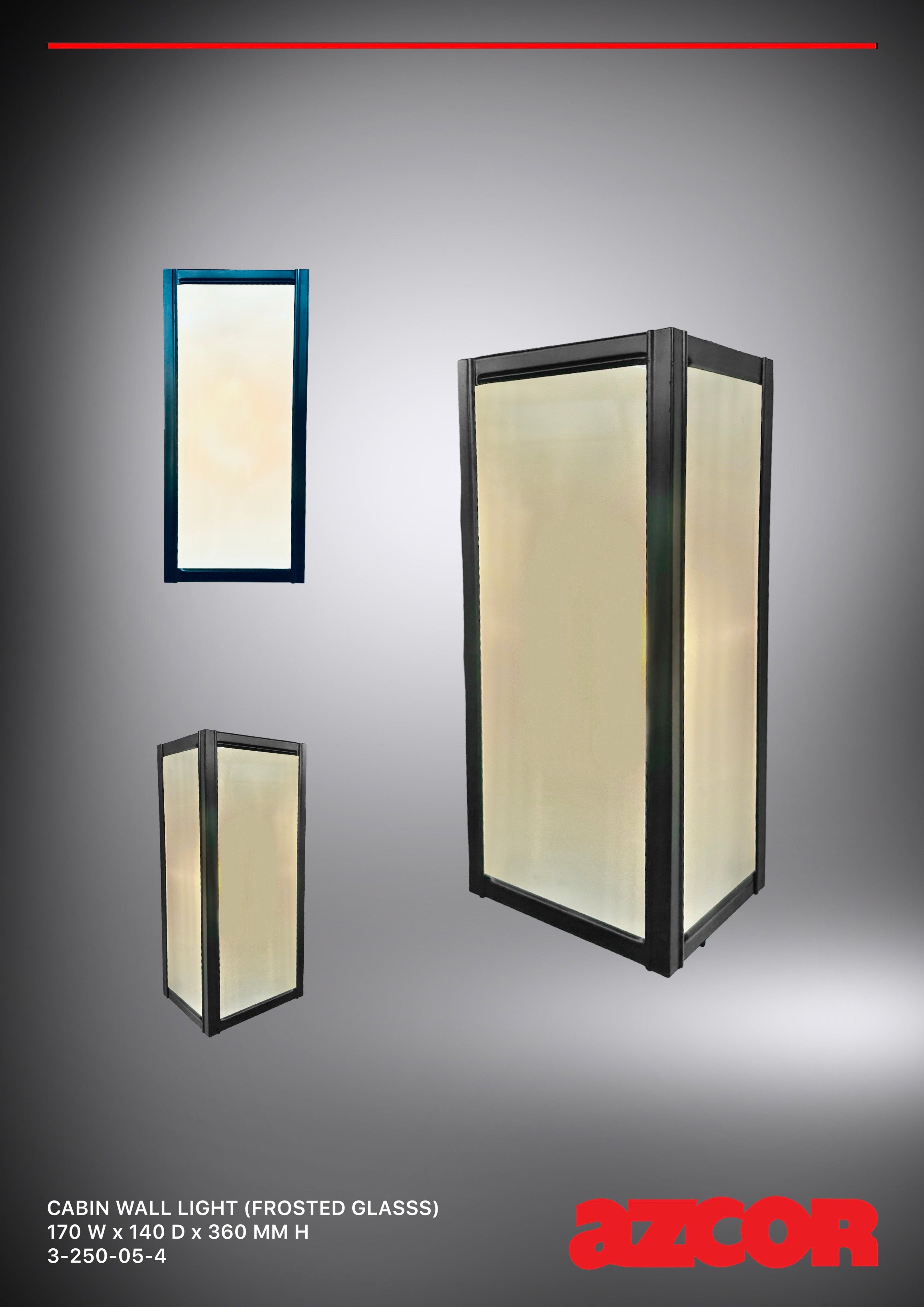 Cabin Wall Light (Frosted Glass)