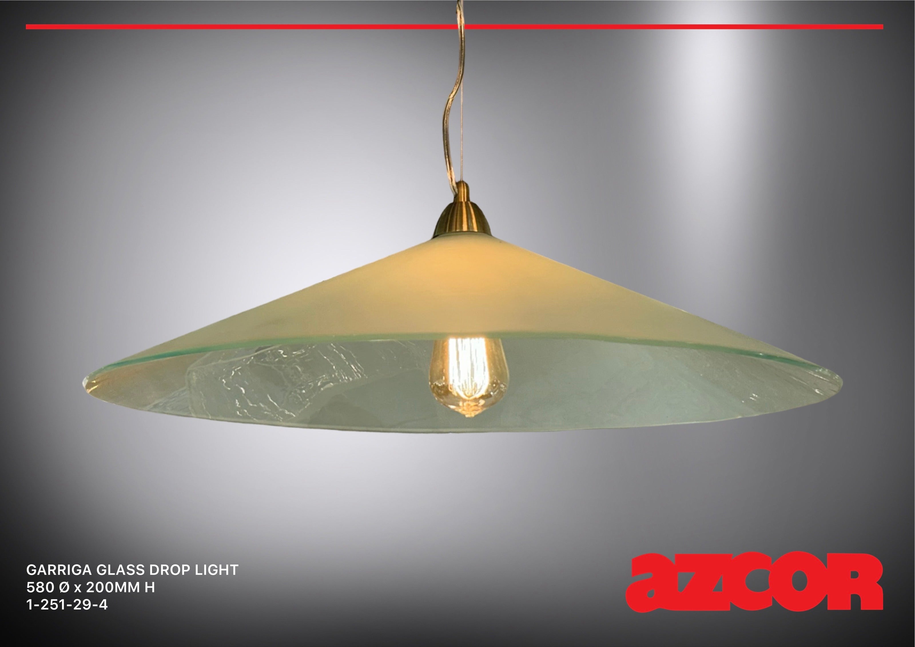 Garriga Glass Drop Light 580Ø