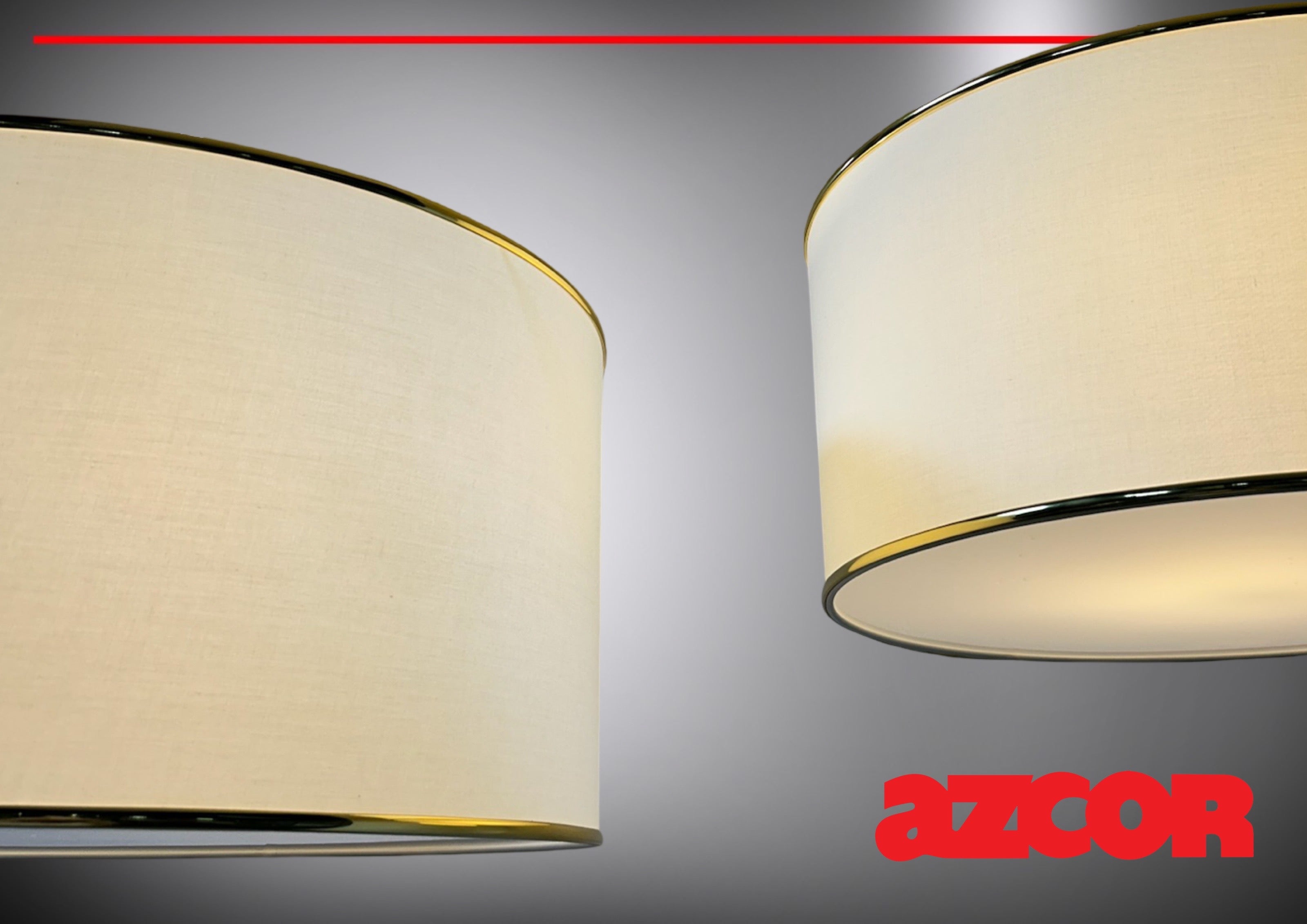 Giolo Drop Light with Brass Silicone Trim