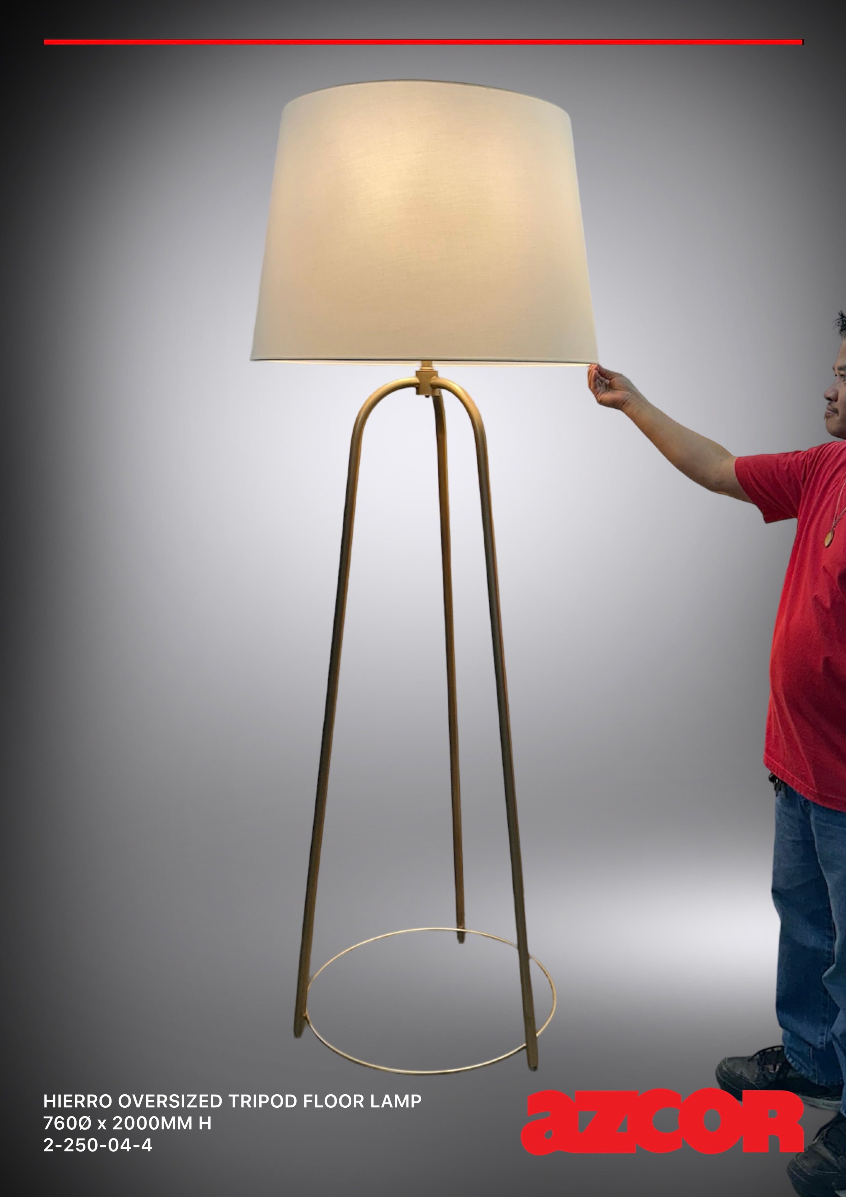 Hierro Oversized Tripod Floor Lamp