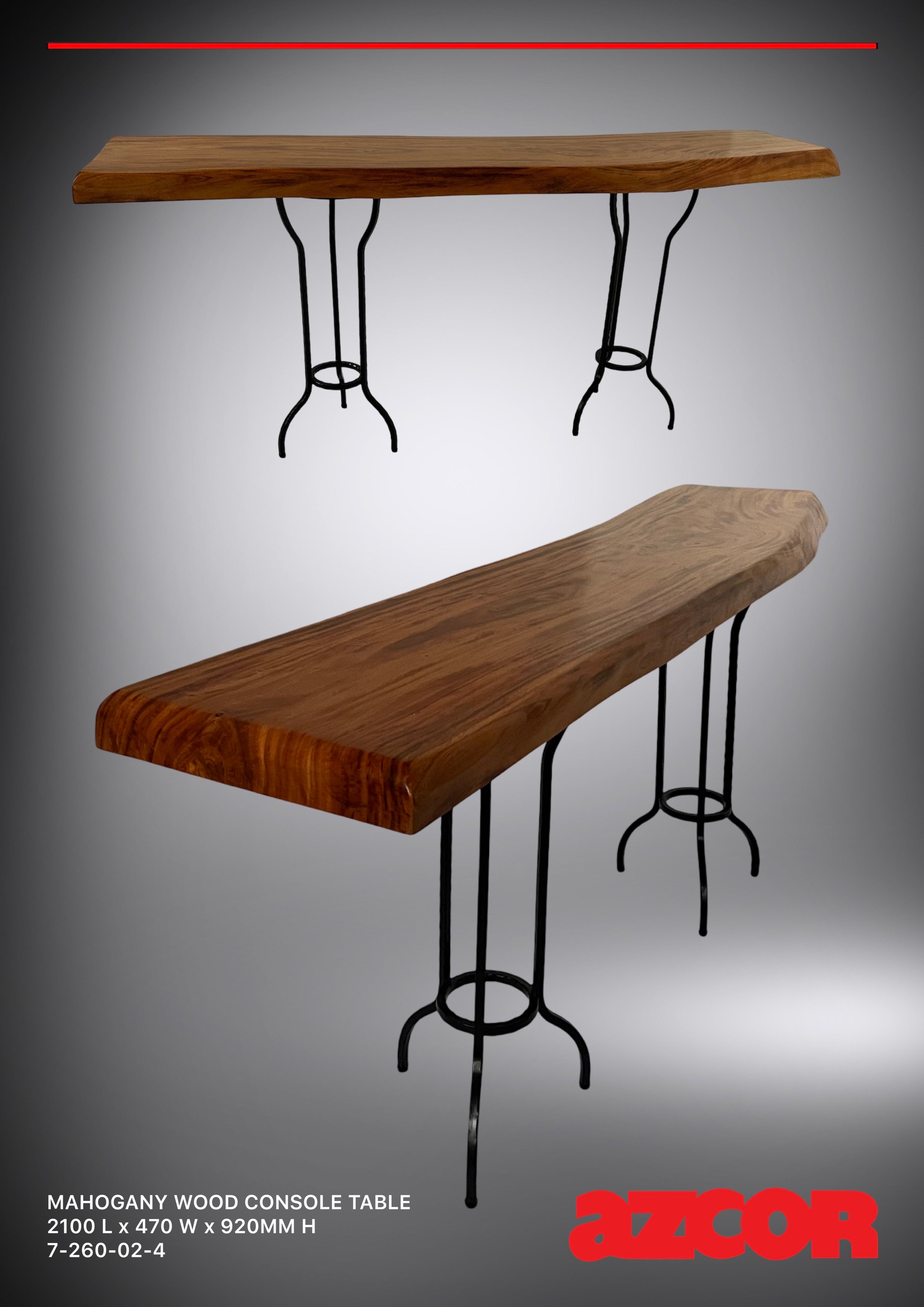 Brato Wood Console Table