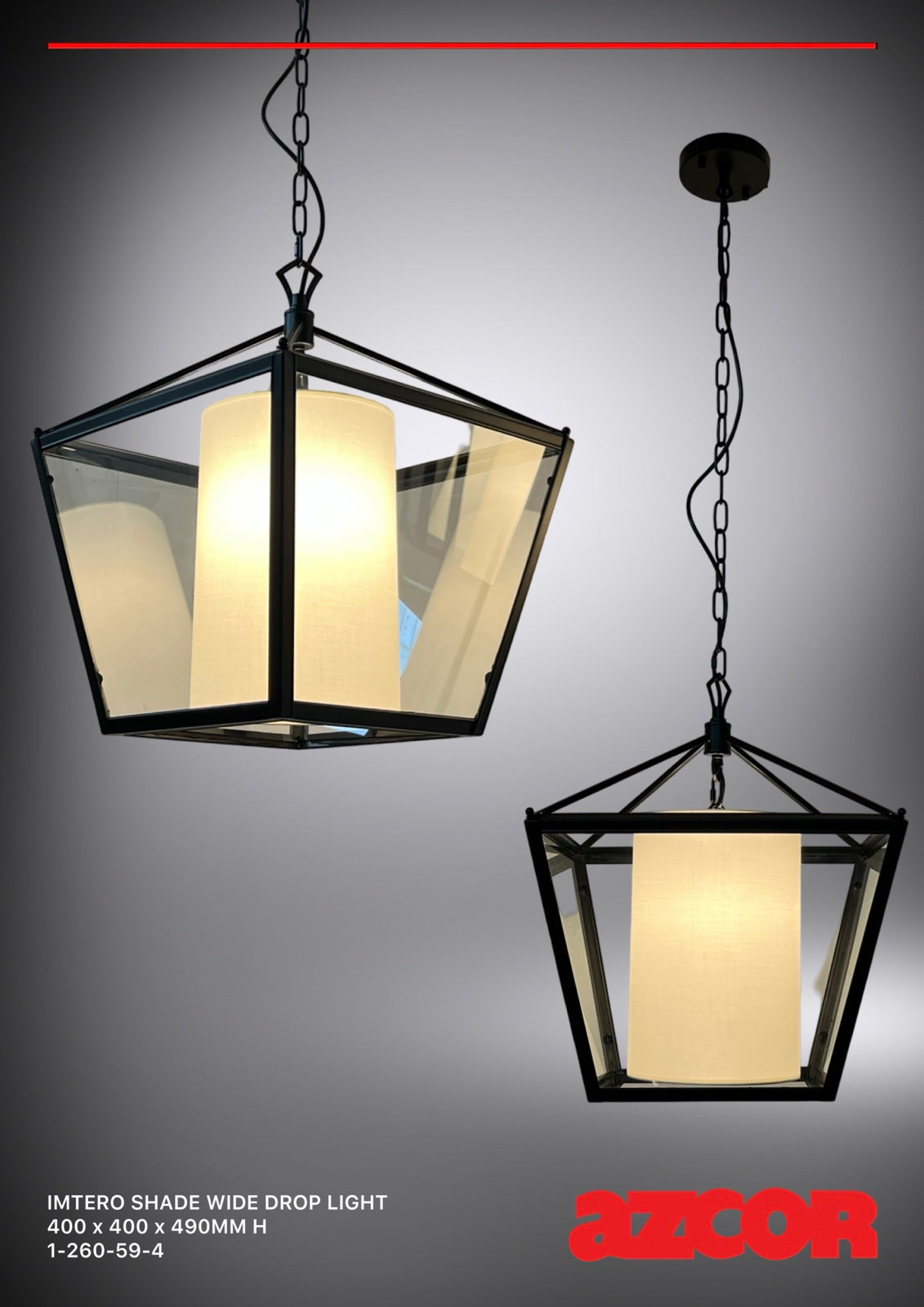 Imtero Shade Wide Drop Light