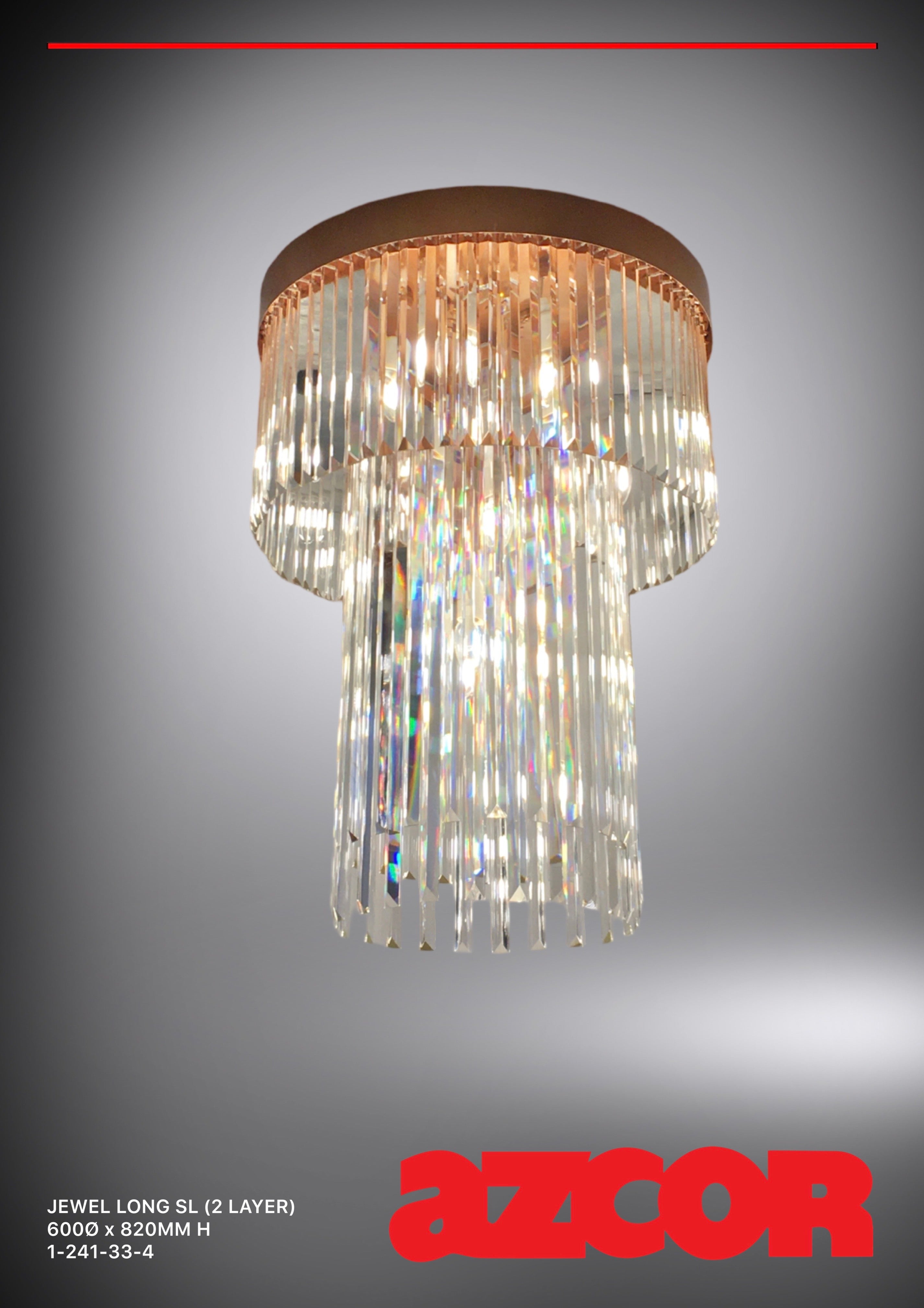 Jewel Long 2-Layer Surface Light