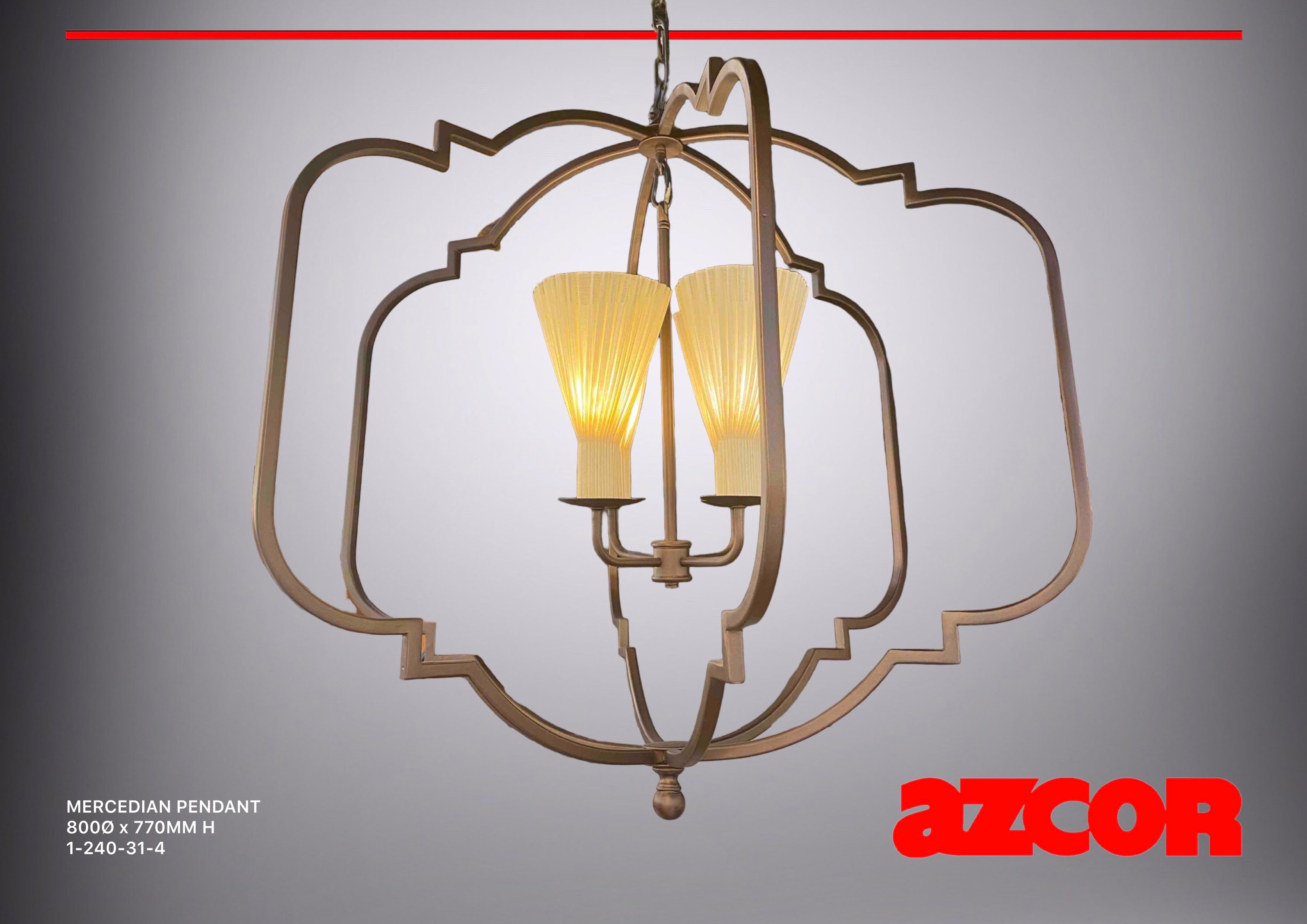 Mercedian Pendant Light (with Bunthal shade)