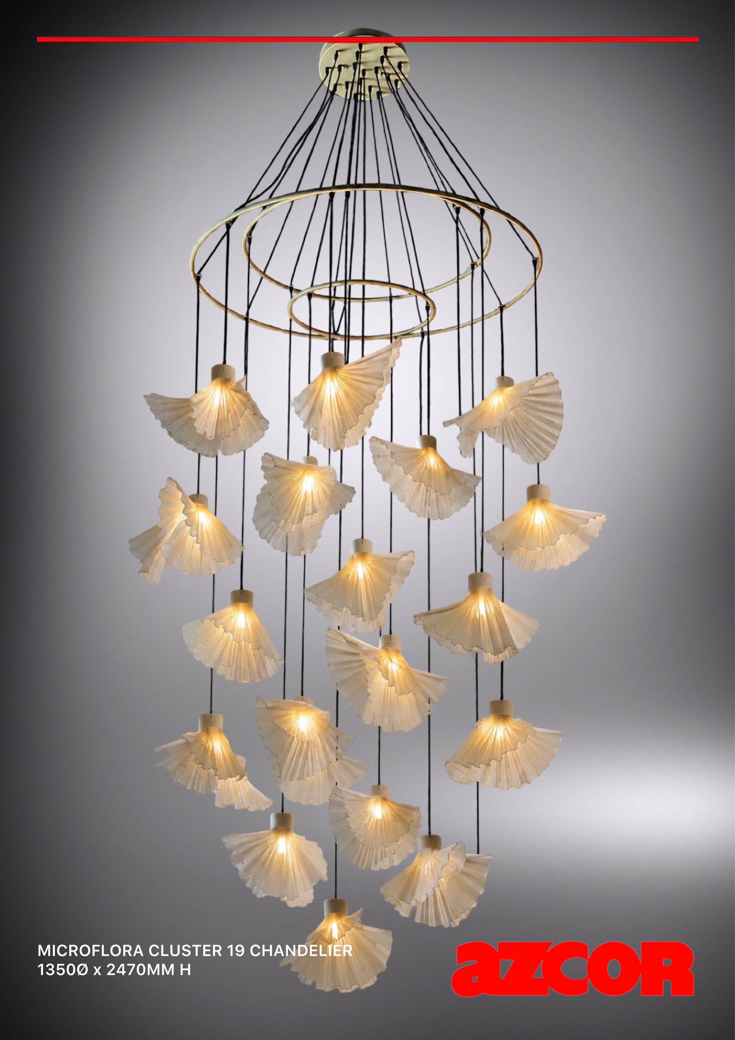 Microflora Cluster 19 Chandelier
