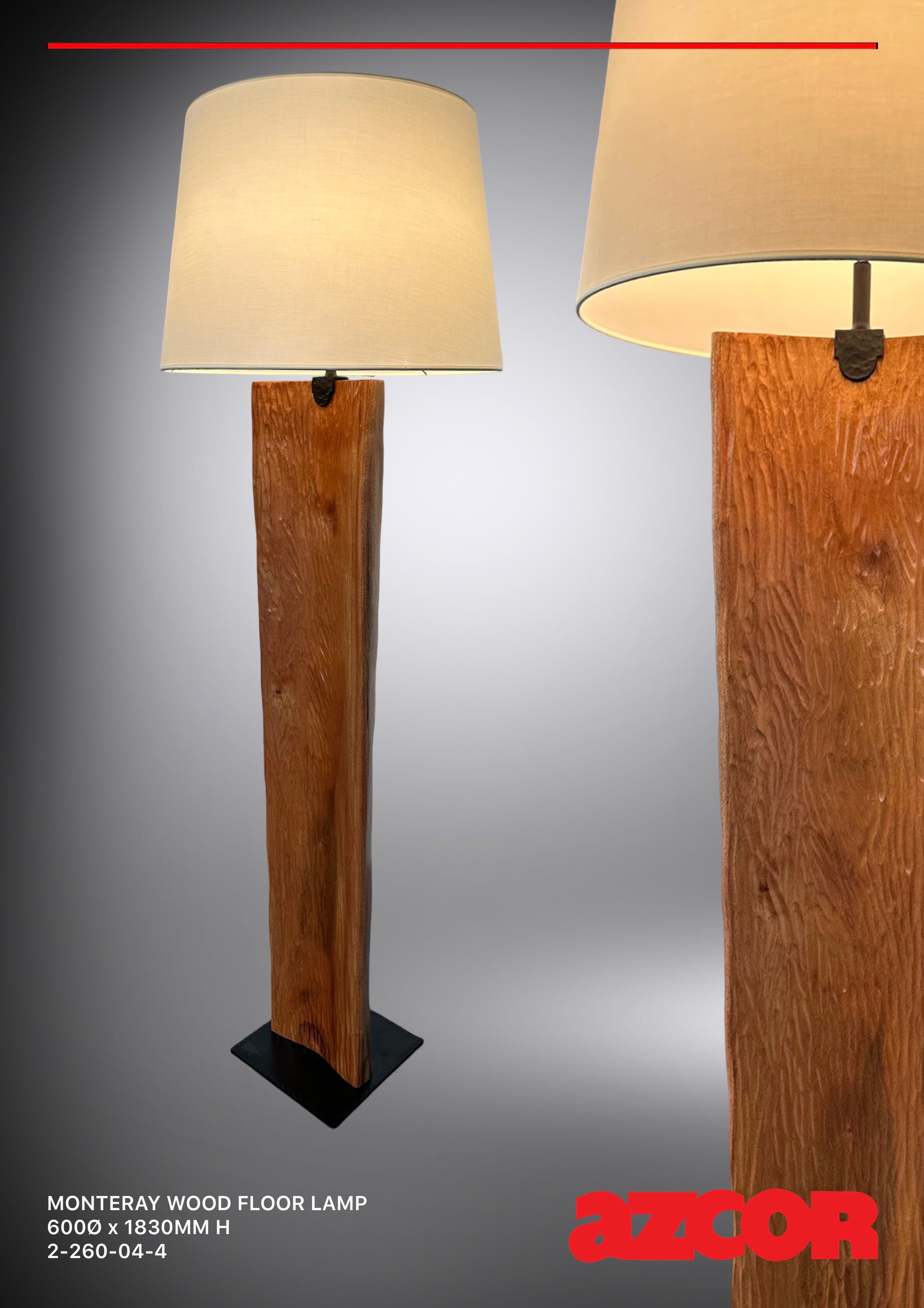 Monteray Wood Floor Lamp