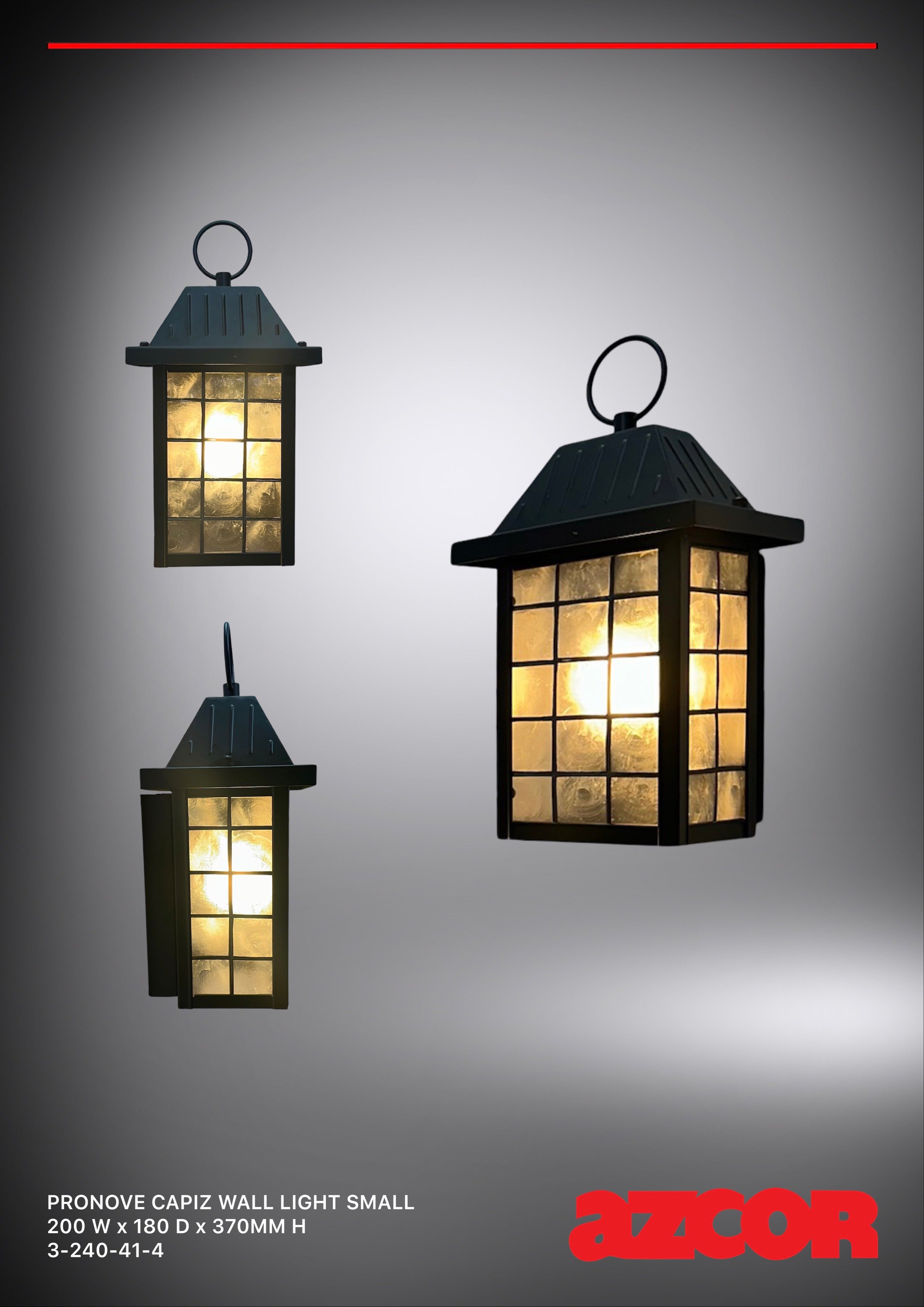 Pronove Capiz Wall Light Small