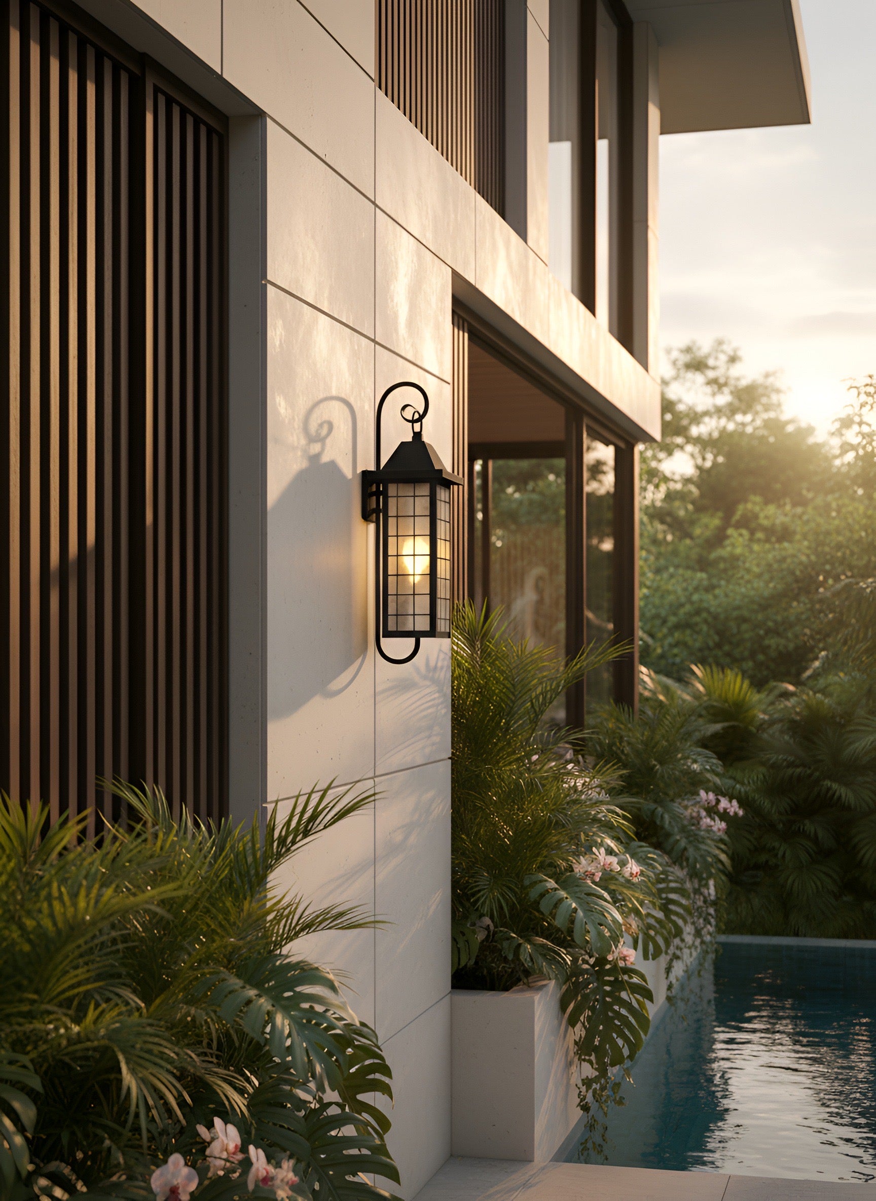 Pronove Capiz Wall Light Long