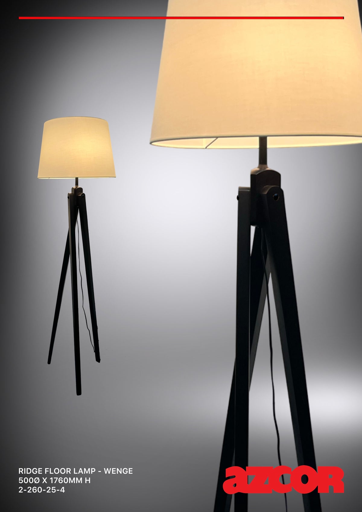Ridge Wood Floor Lamp