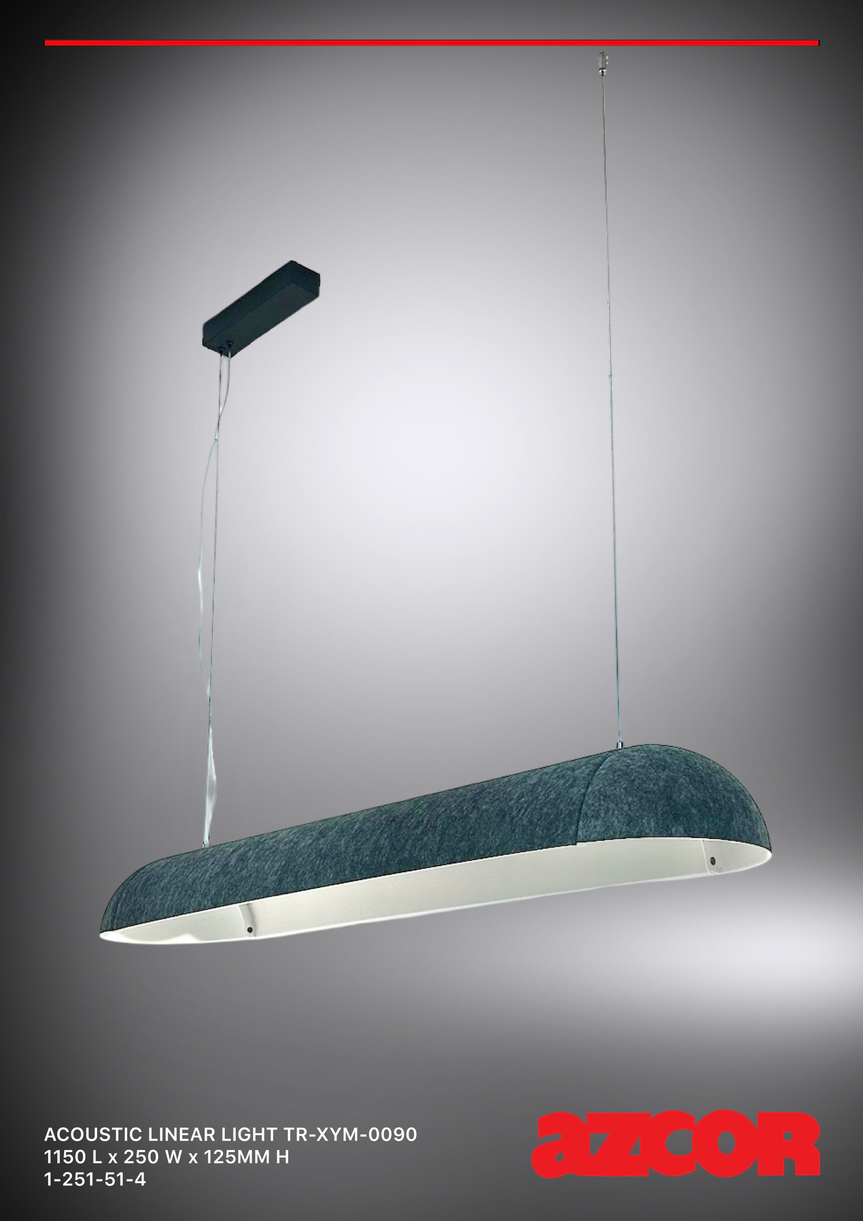 Sound Absorbing Acoustic Linear Light TR-XYM-0090
