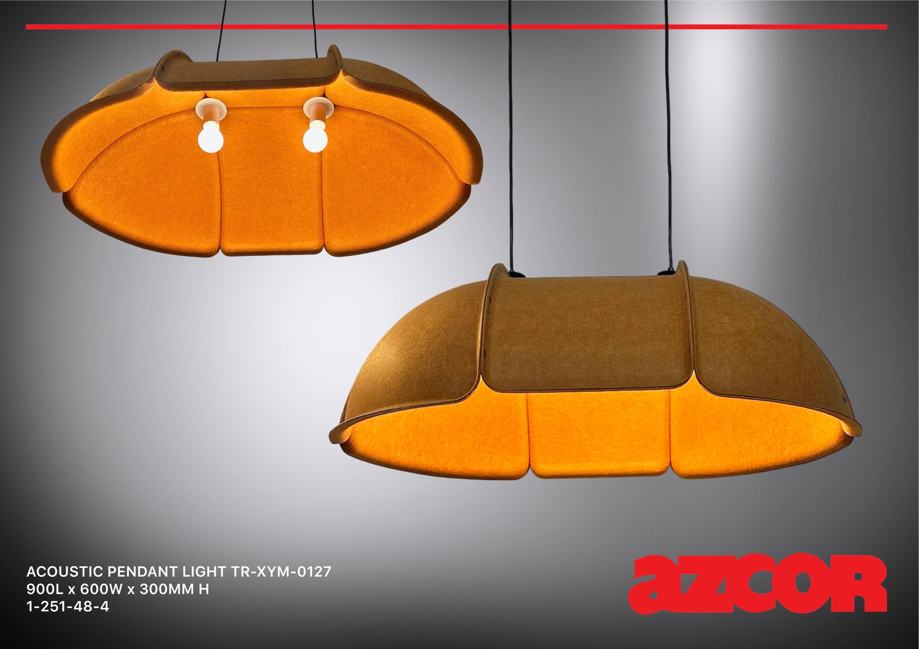 Sound Absorbing Acoustic Pendant Light TR-XYM-0127