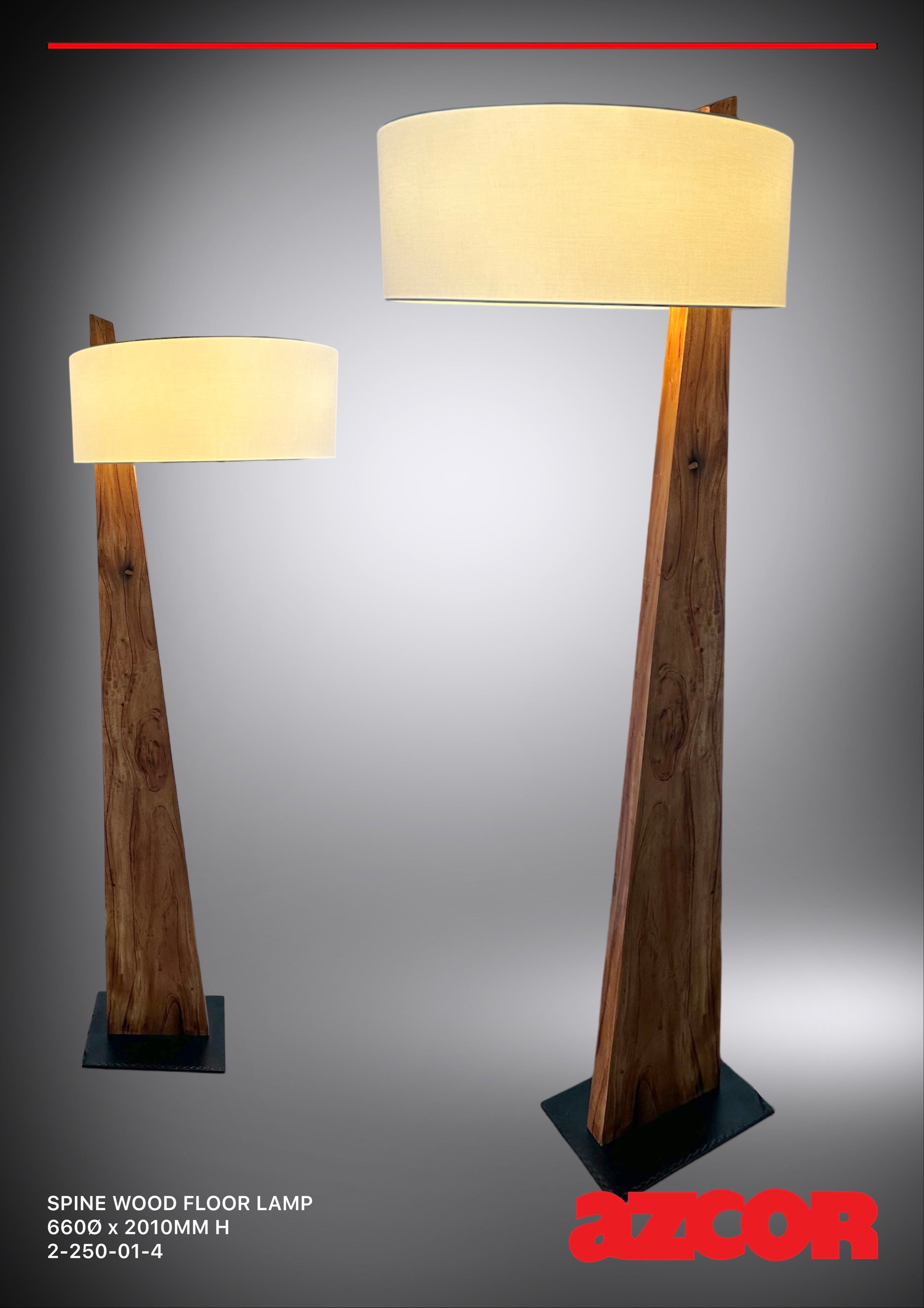 Spine Wood Floor Lamp