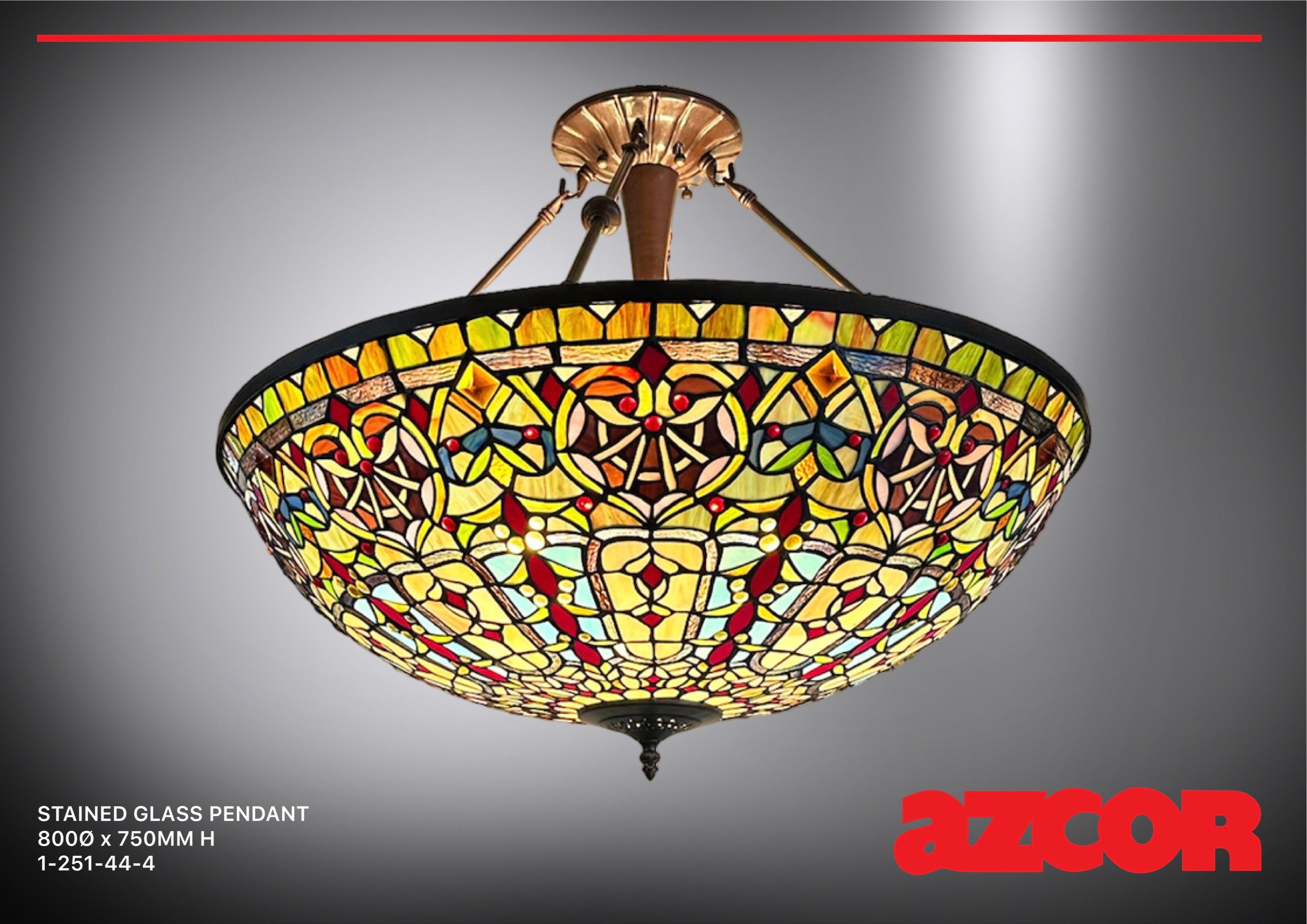 Stained Glass Pendant Light