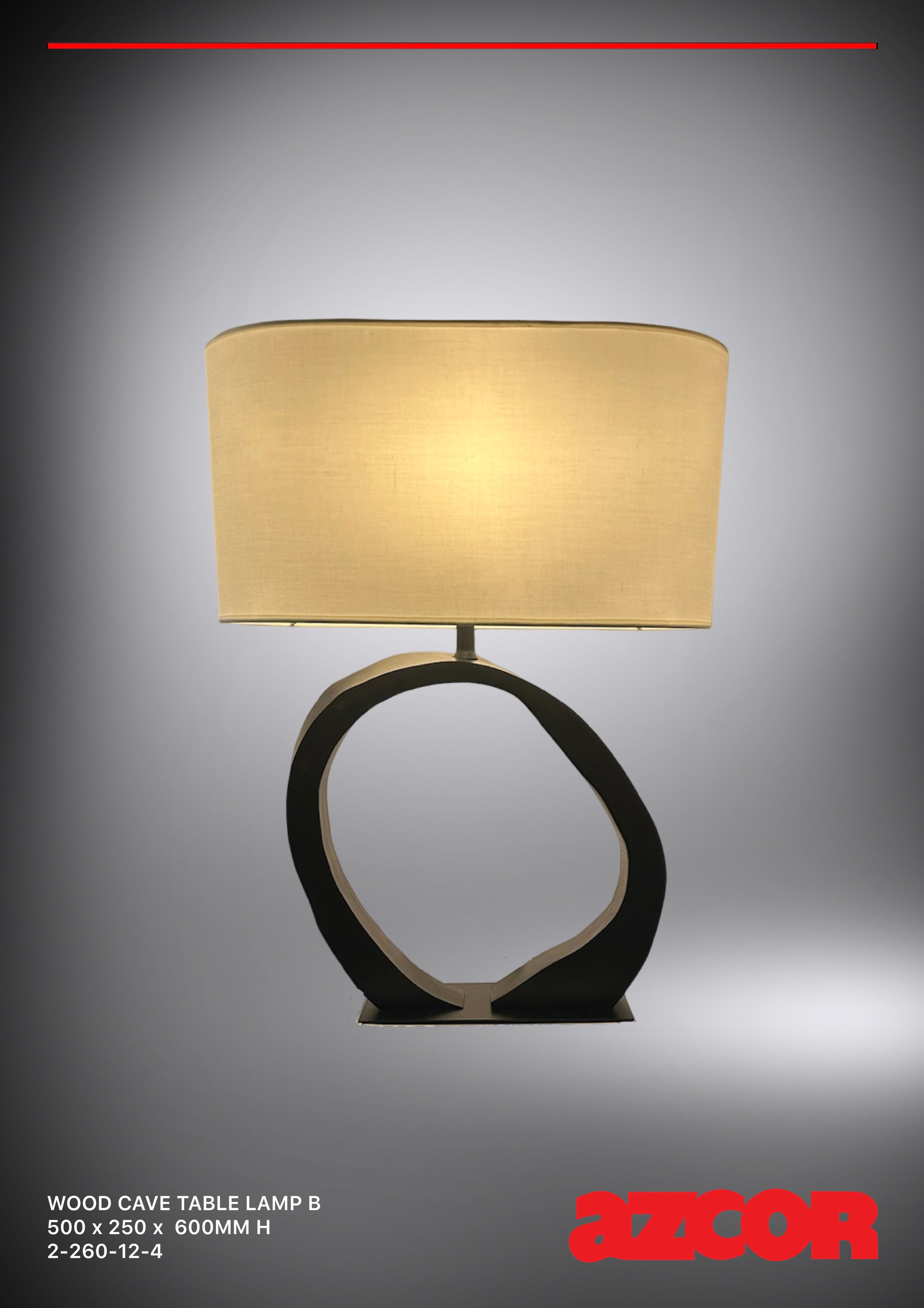 Tazo Wood Table Lamp