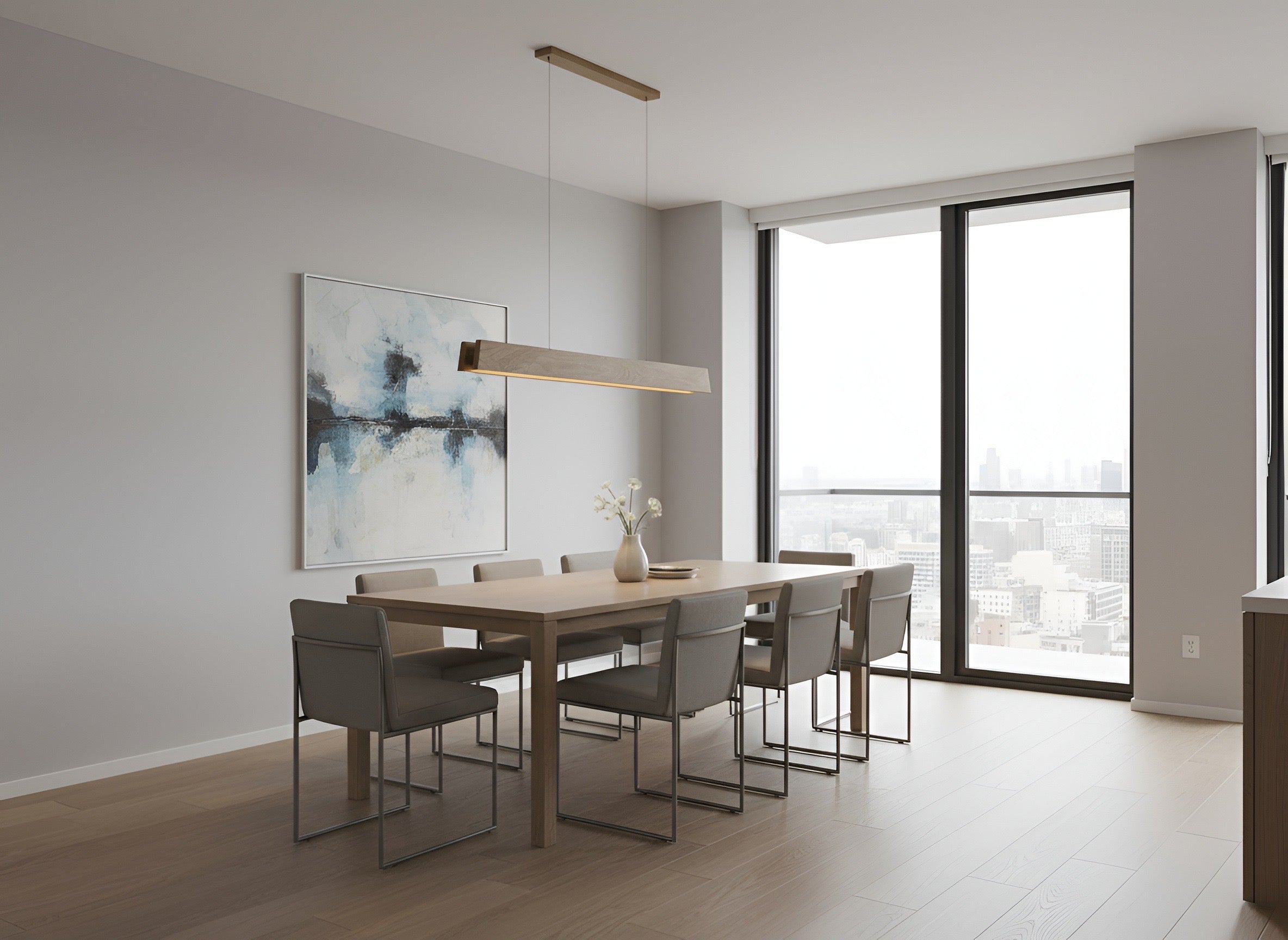 Wood Beam Linear Light