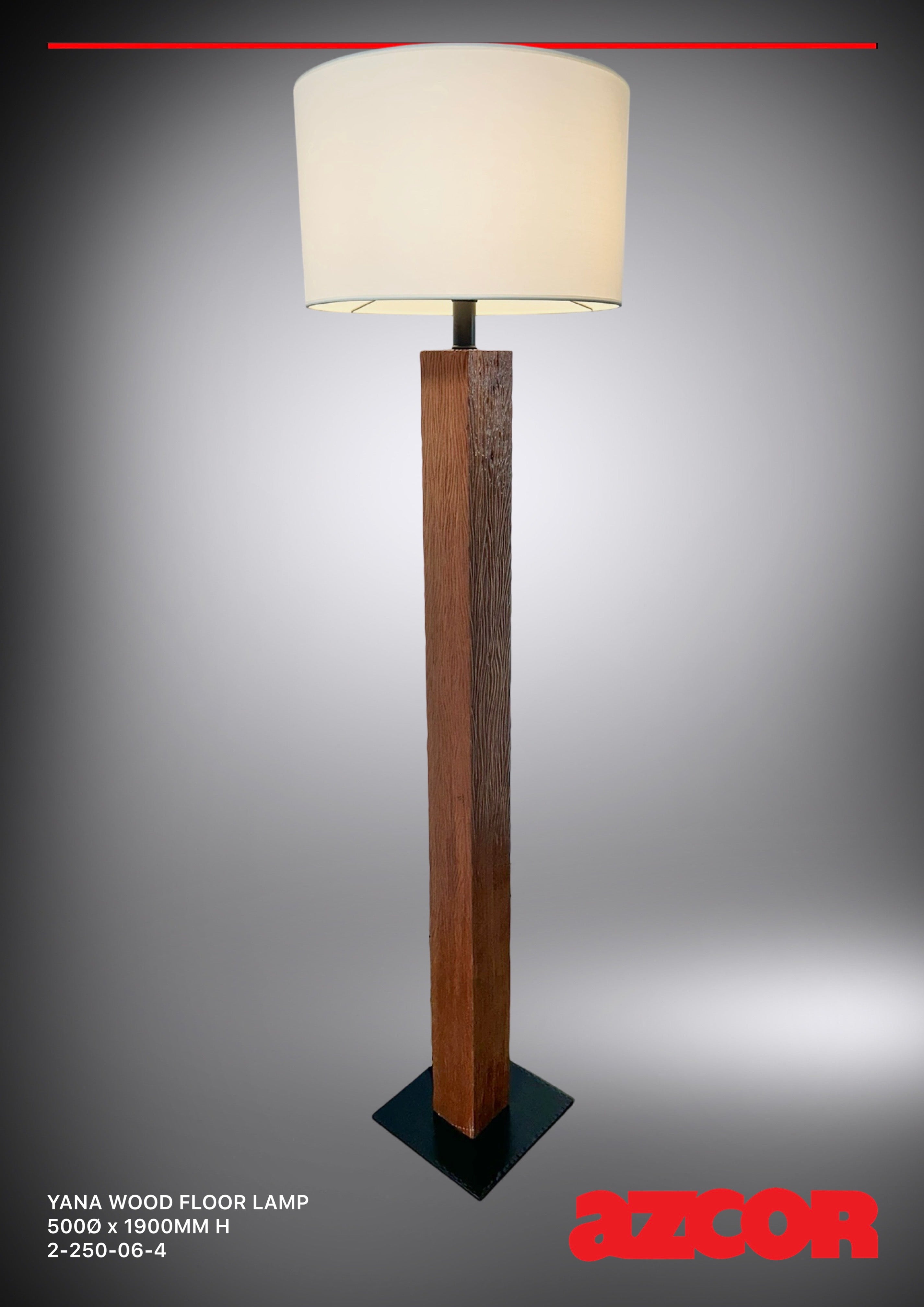 Yana Wood Floor Lamp