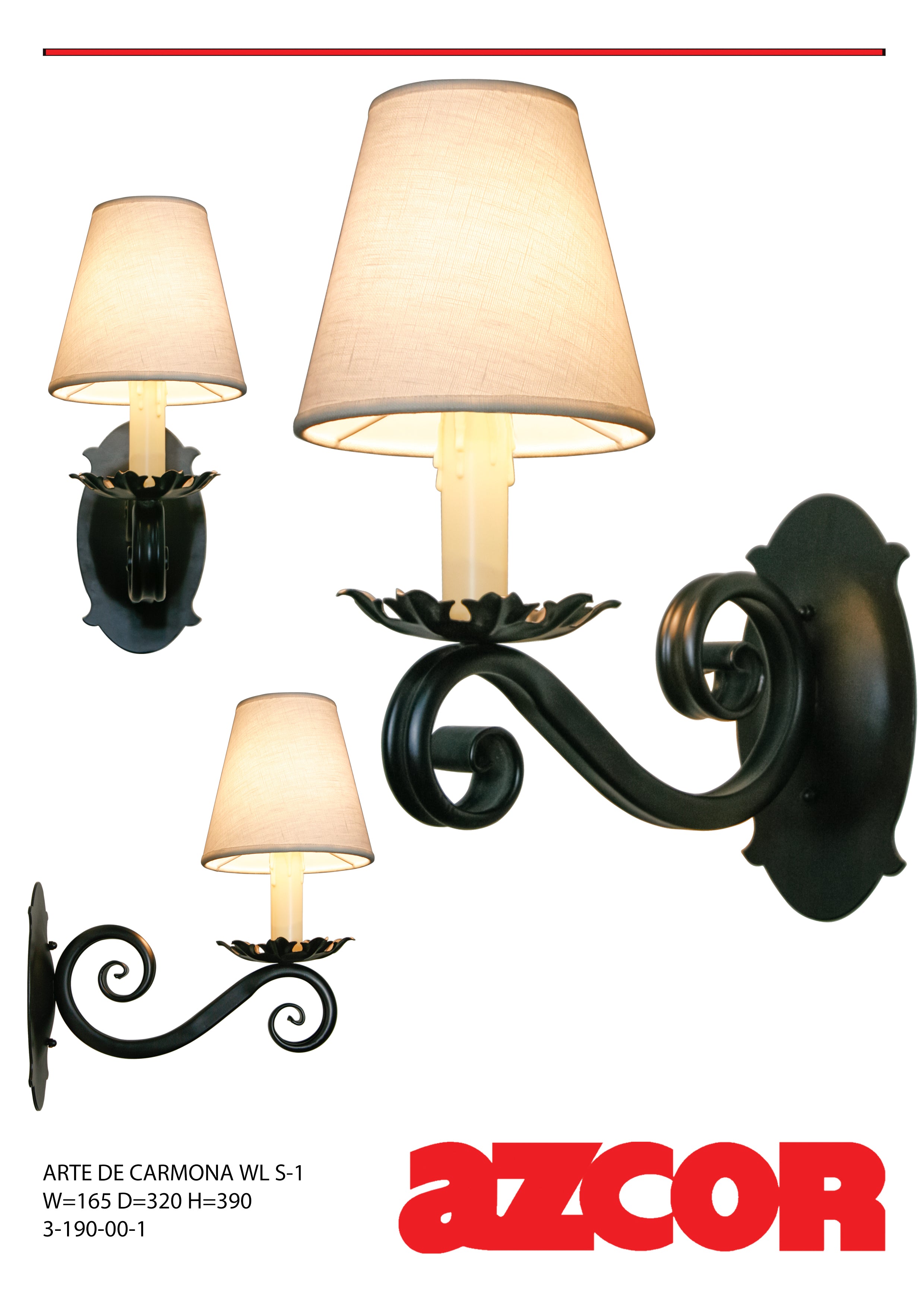 Arte De Carmona Wall Light (Fabric Shade)