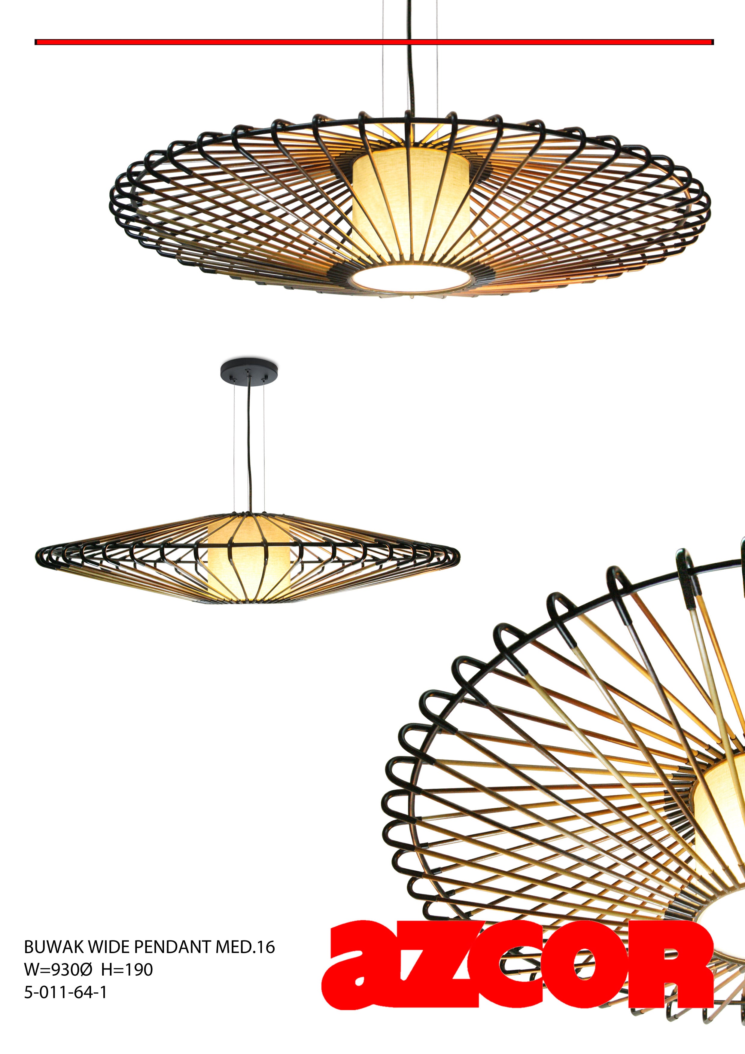 Buwak Wide Pendant (M)