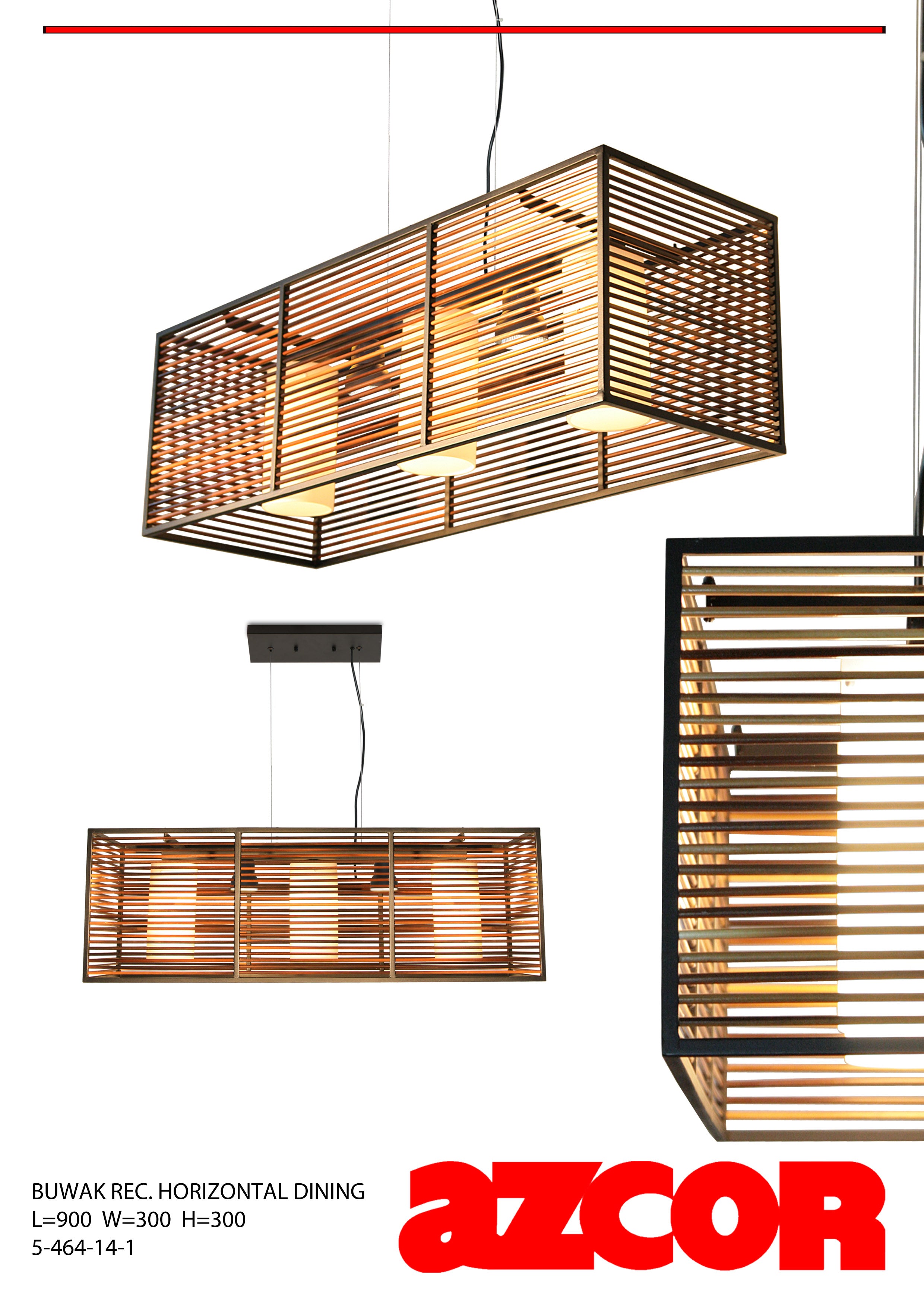 Buwak Rectangular Horizontal Dining Light