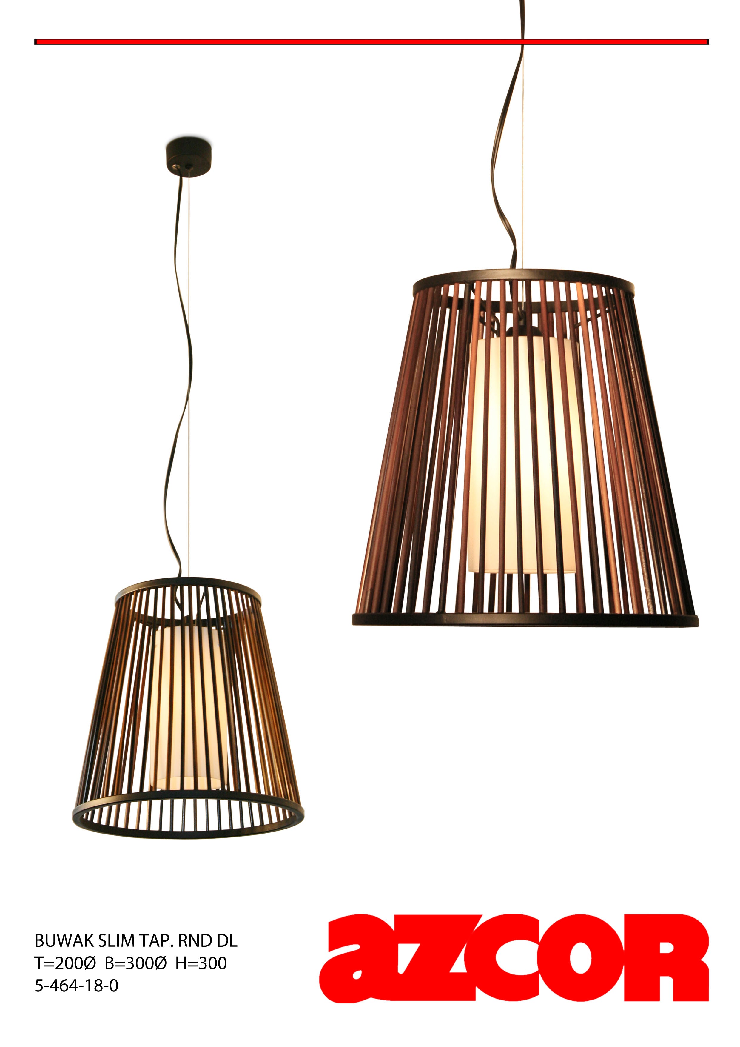 Buwak Round Slim Tapered Drop Light