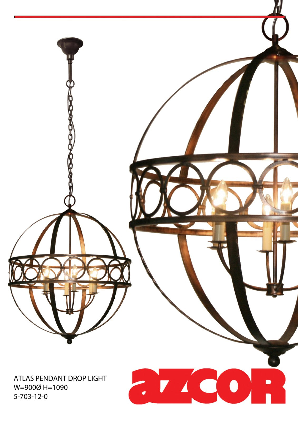Atlas Pendant Drop Light