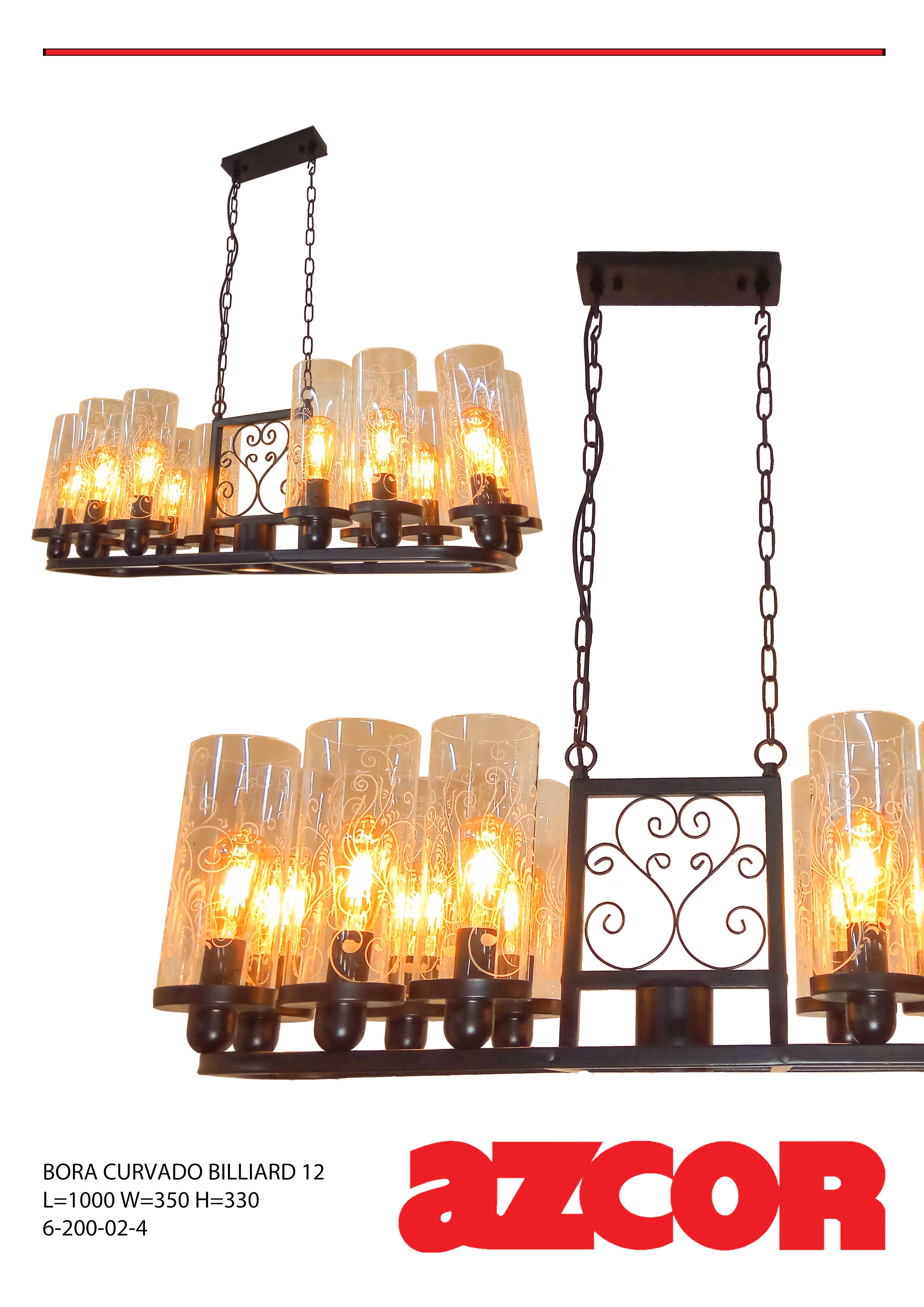 Bora Curvado Billiard 12