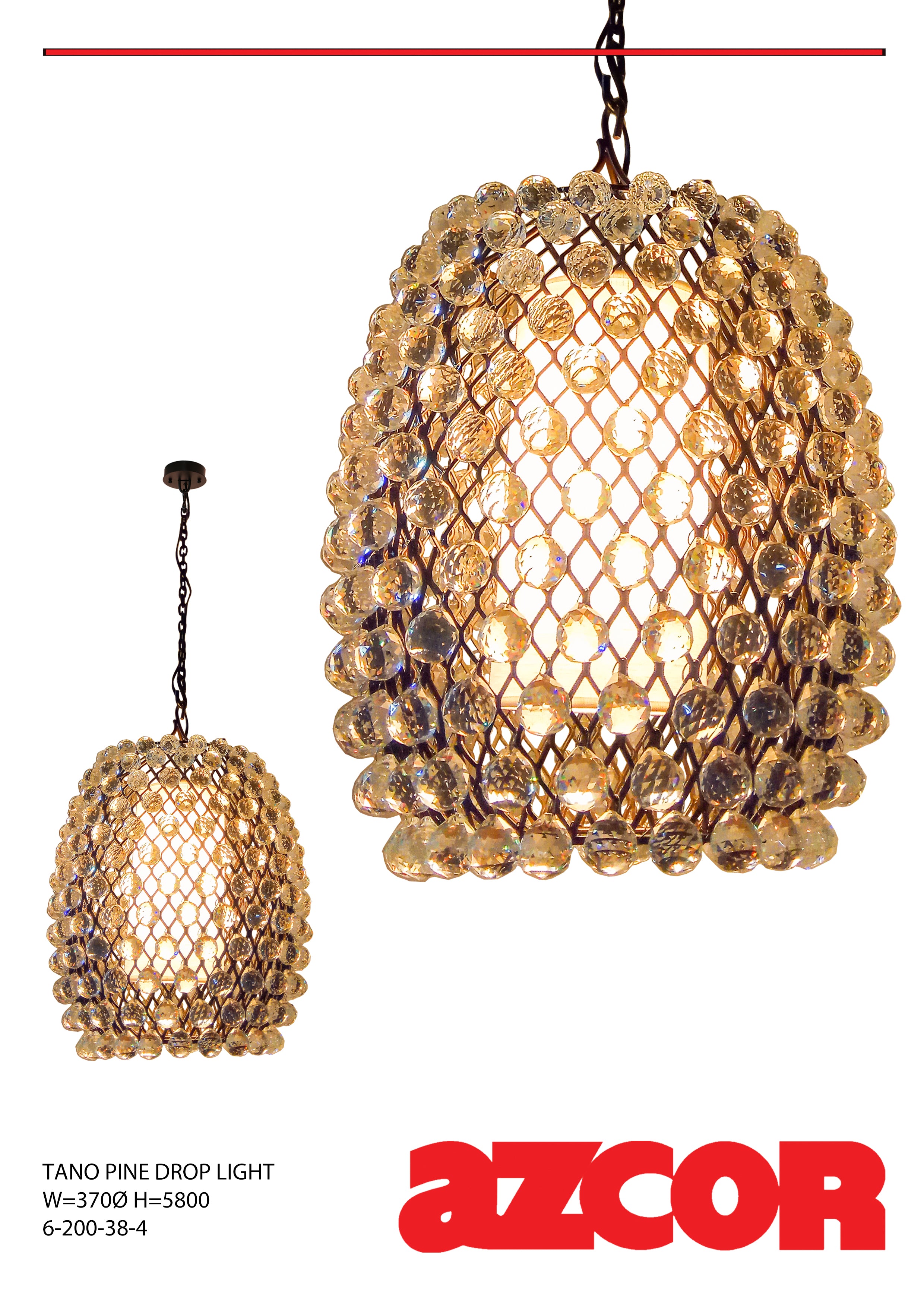 Tano Pine Drop Light