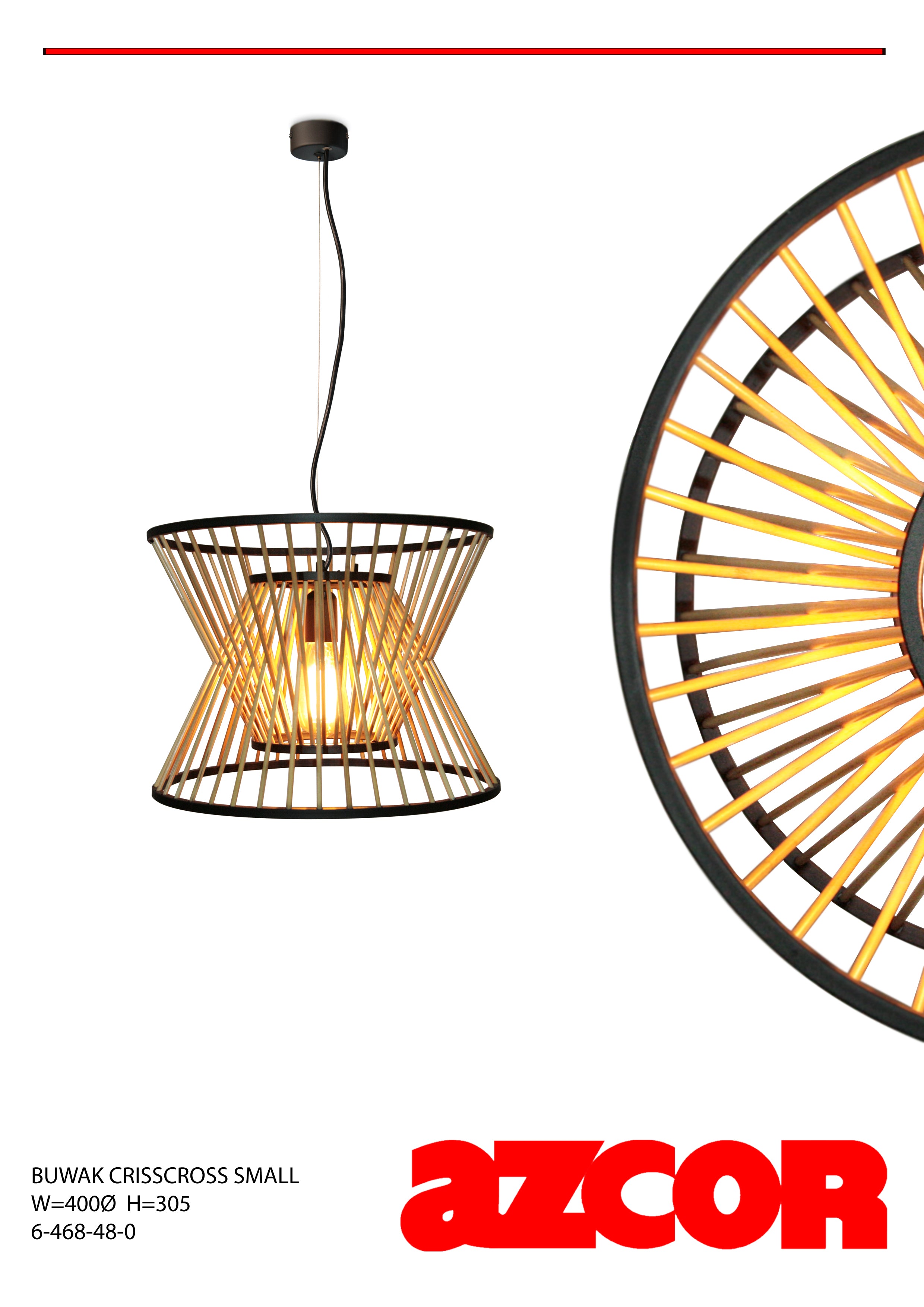 Buwak Crisscross Drop Light (S)