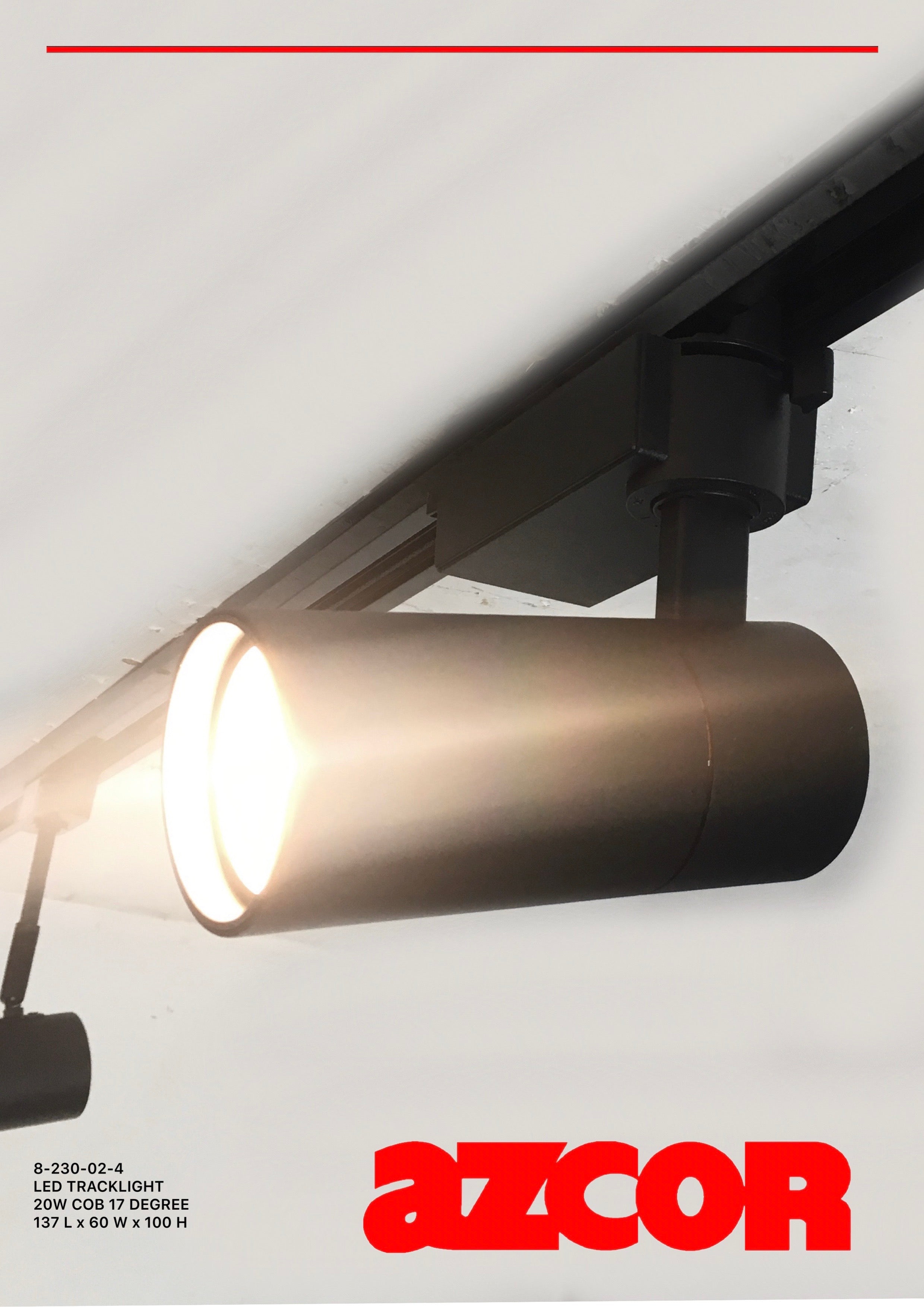 LED Tracklight 20W COB 17-Degree