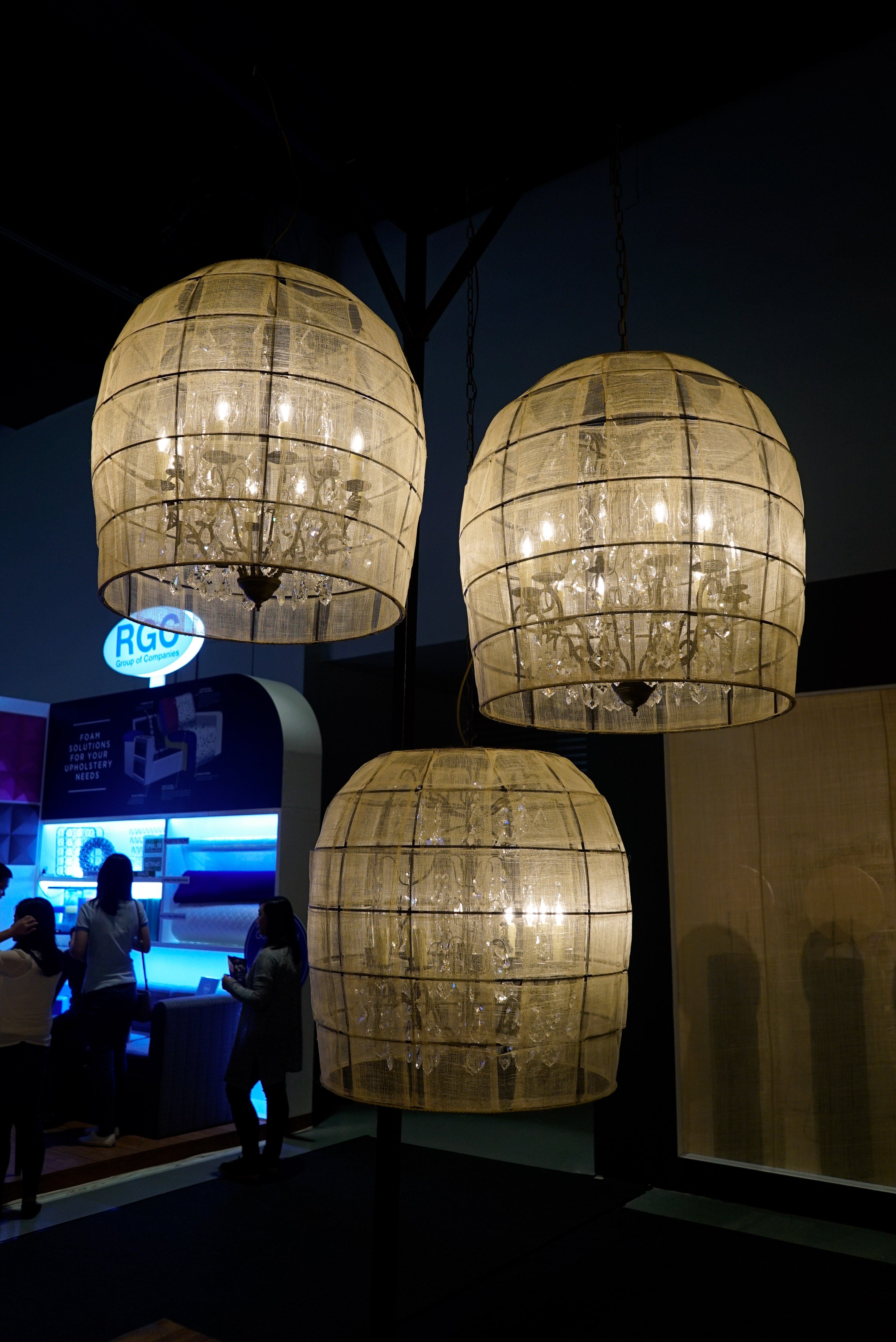 Victoria Sinamay Chandelier 8