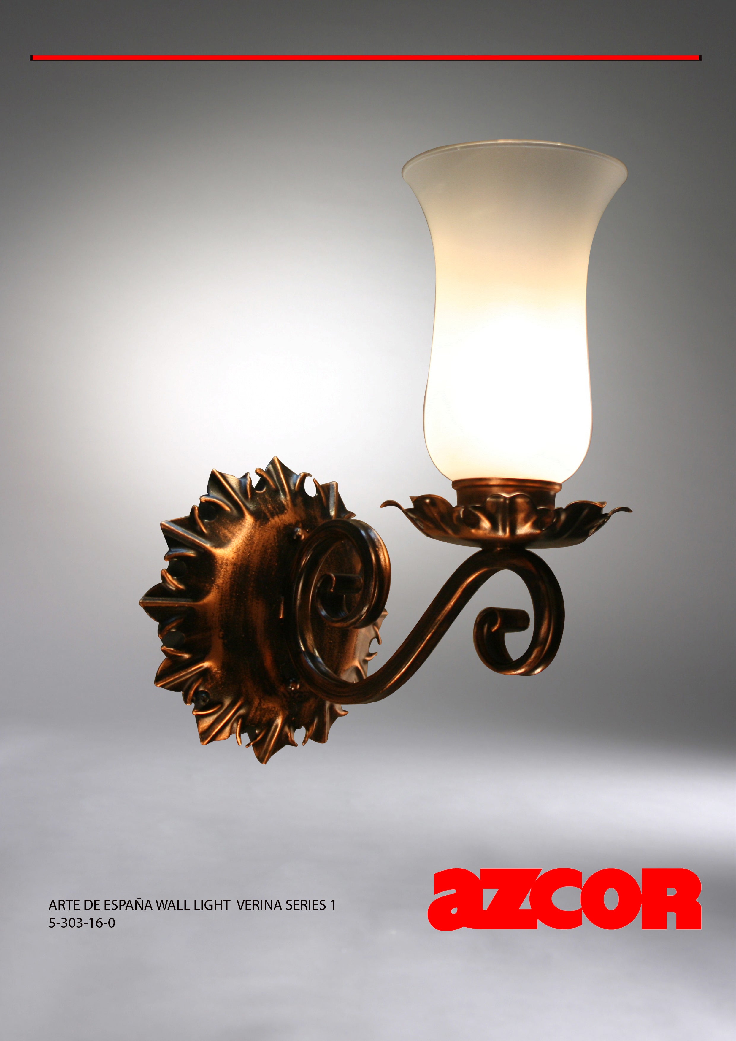 Arte De España Wall Light 1 (Verina Glass)