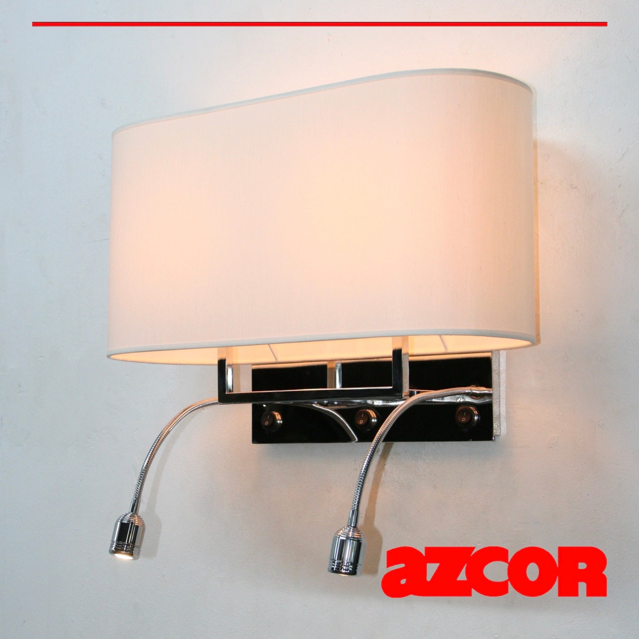 Bedside Reading Wall Light SS (Double)