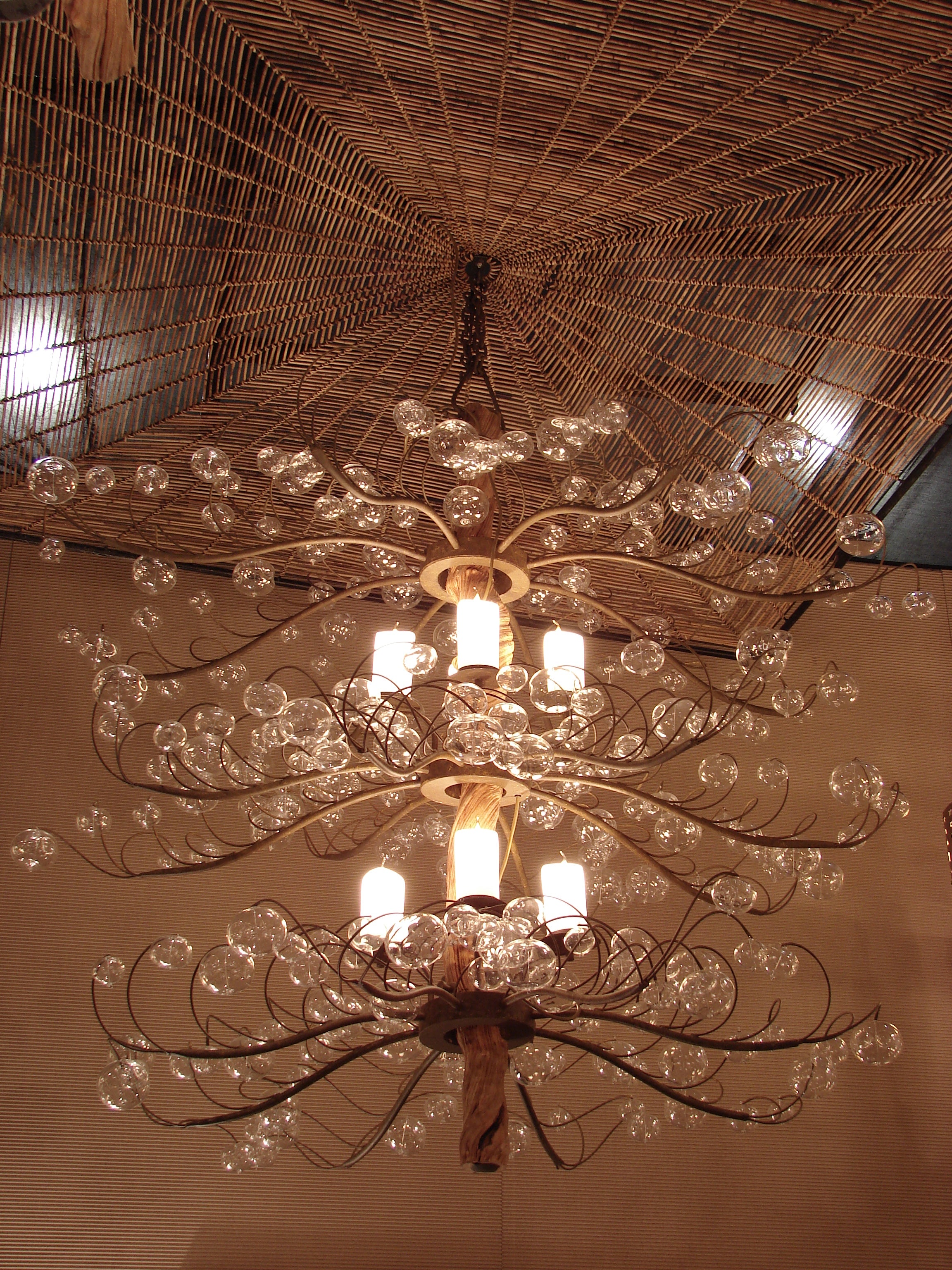 Bubbles Vine Chandelier 3 Layer