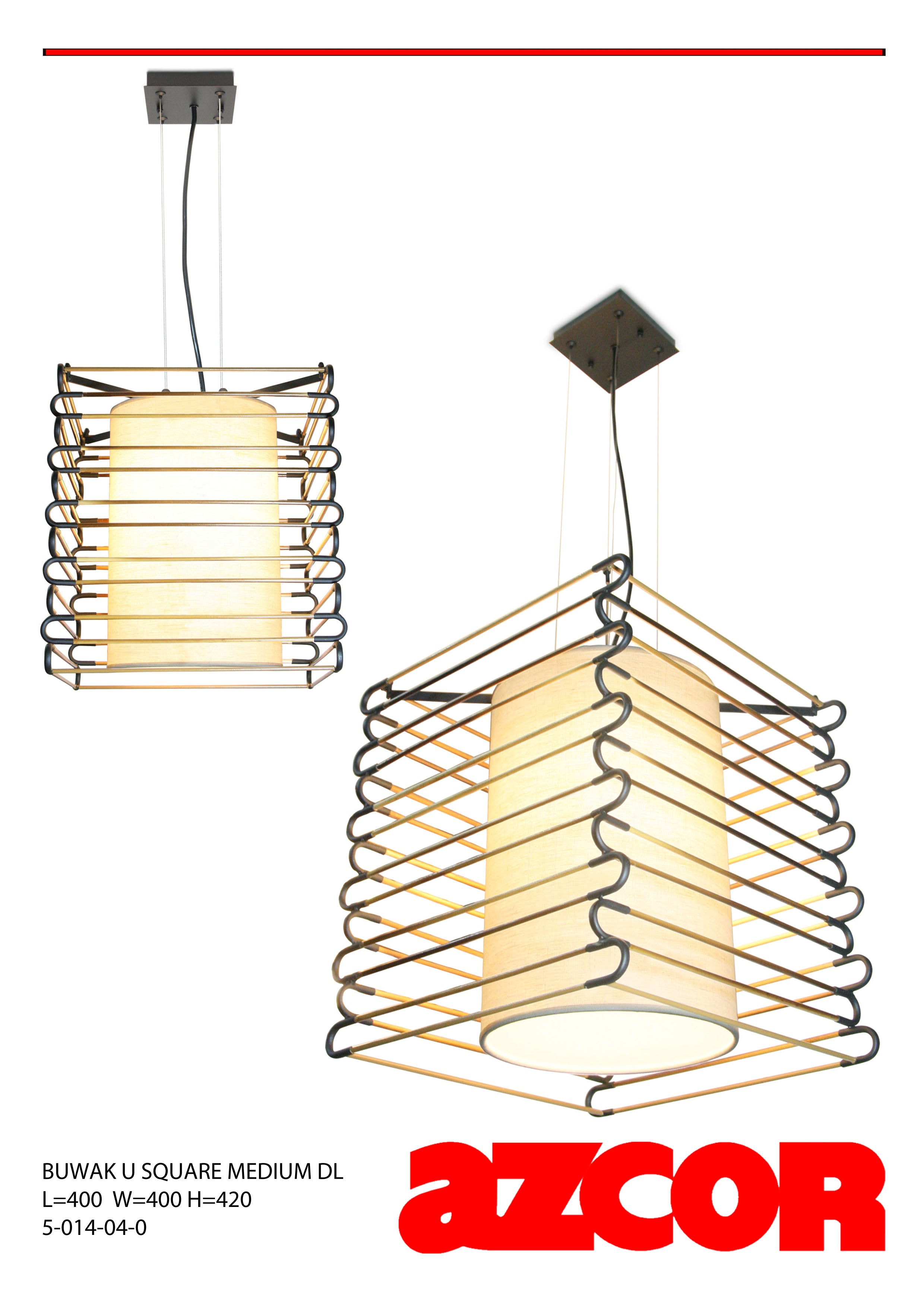 Buwak U-Square Drop Light Medium