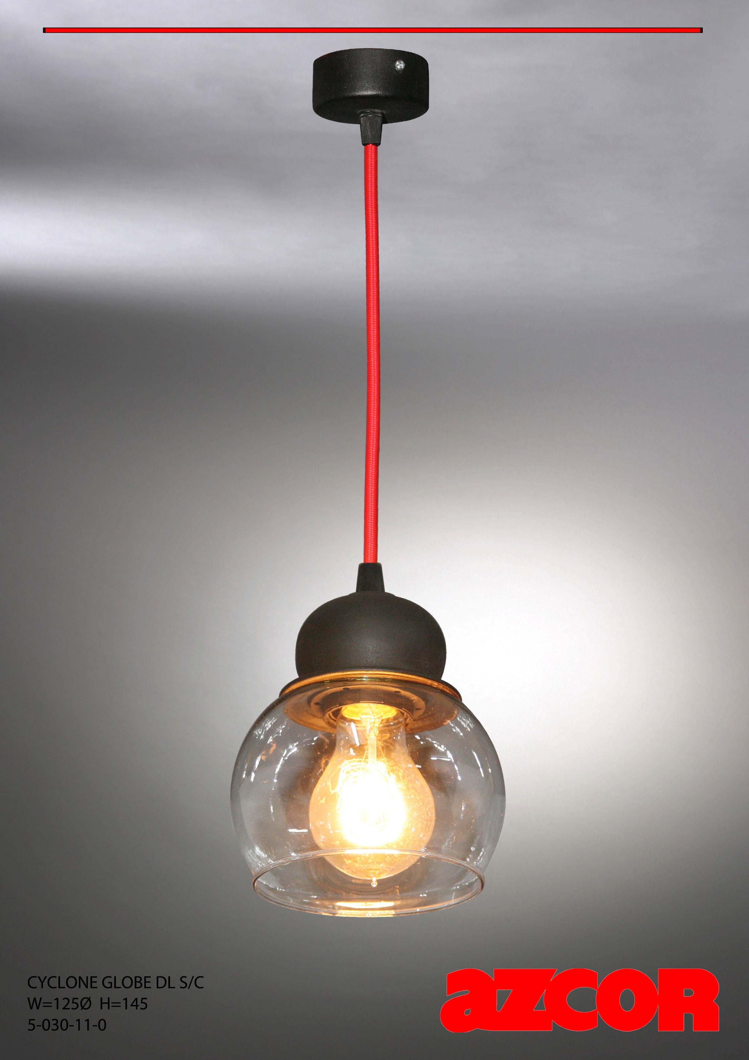 Cyclone Globe Drop Light S-C