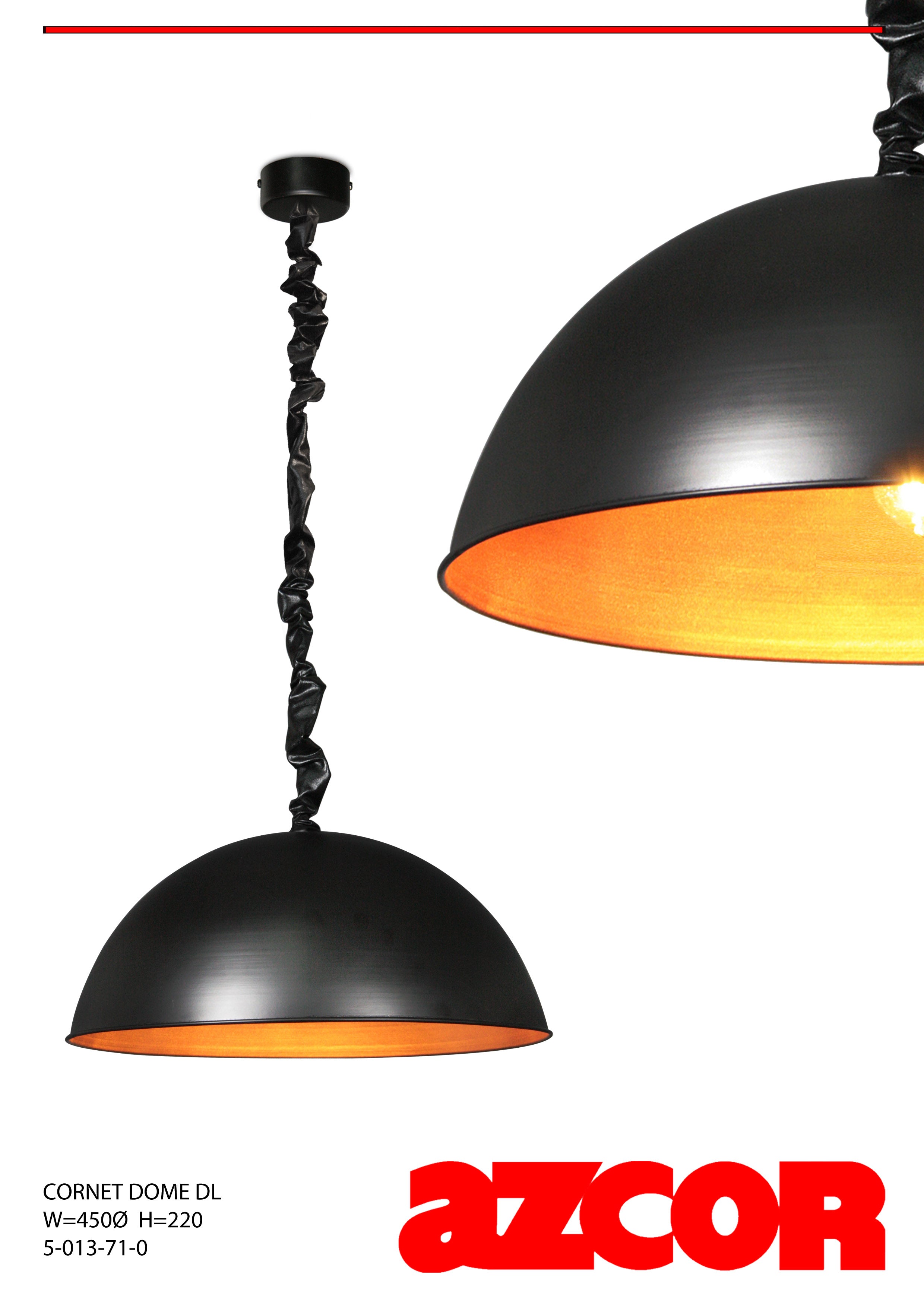 Cornet Dome Drop Light (450Ø)