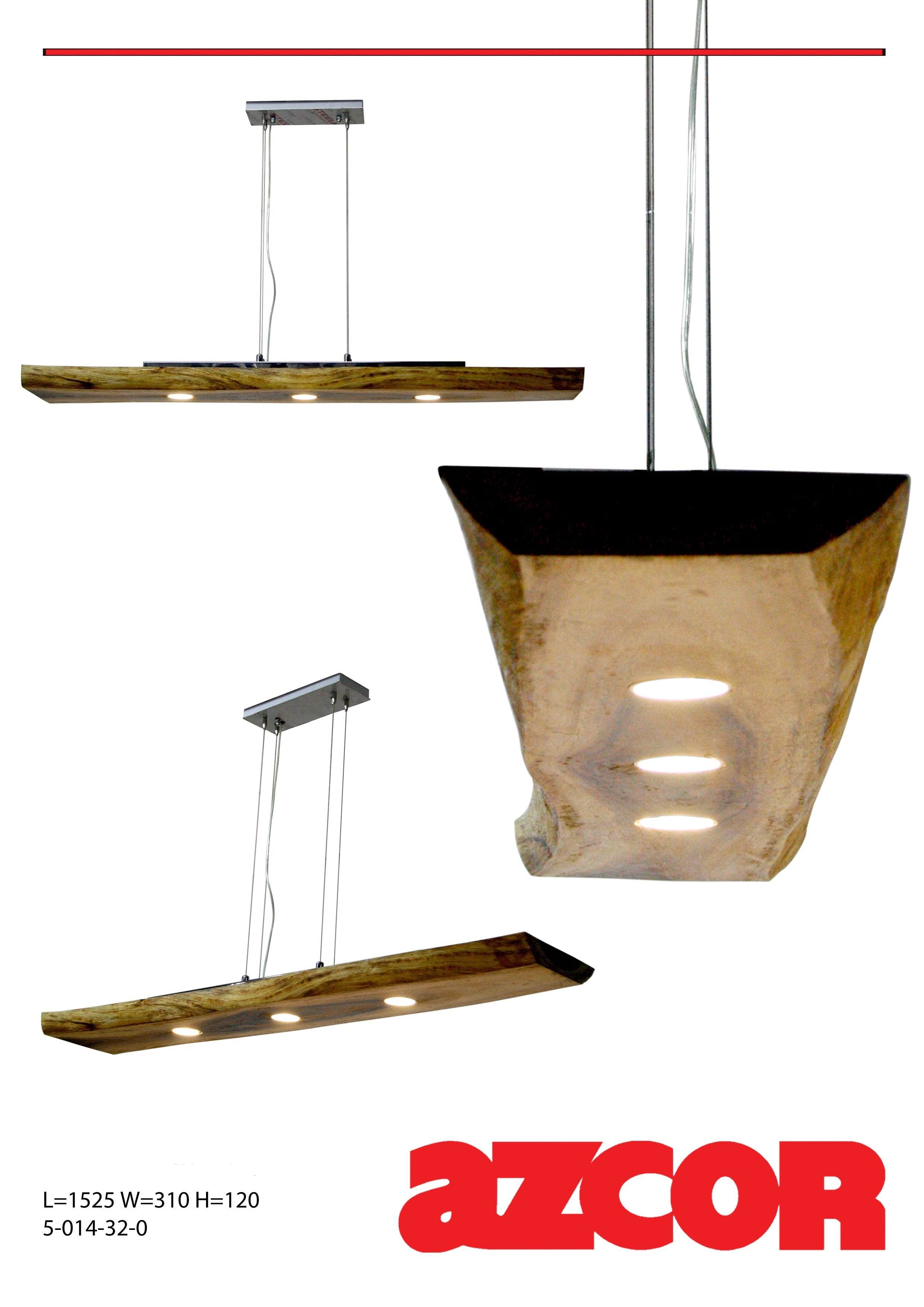 Brato Wood Moderna Dining Light SS