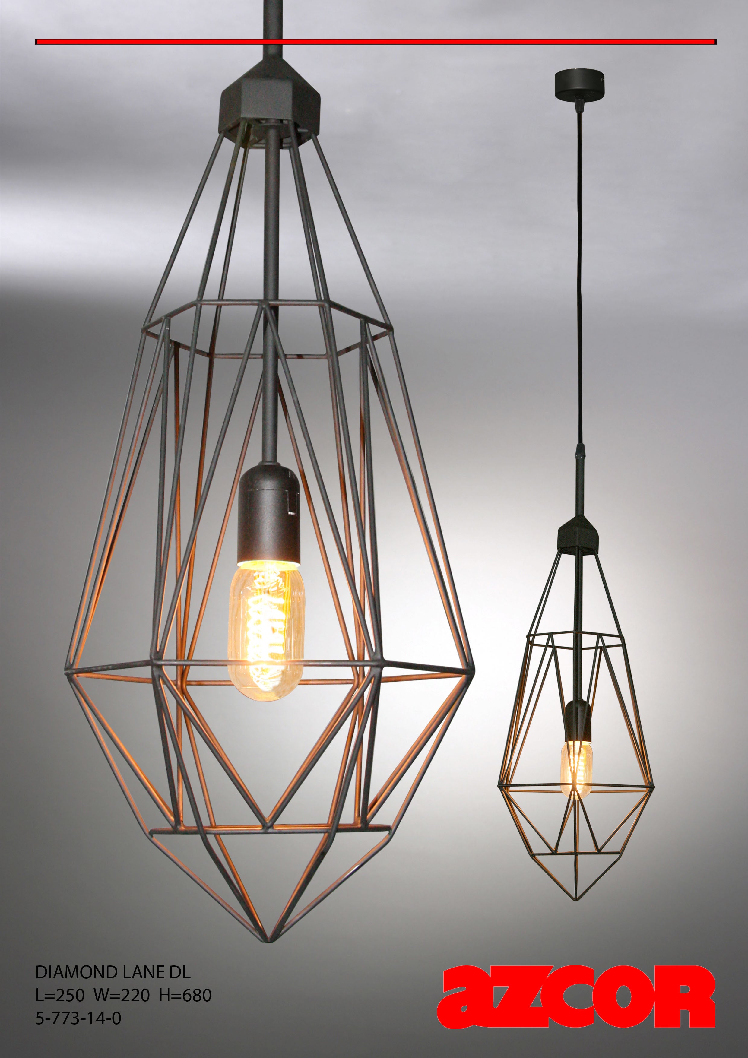 Diamond Lane Drop Light