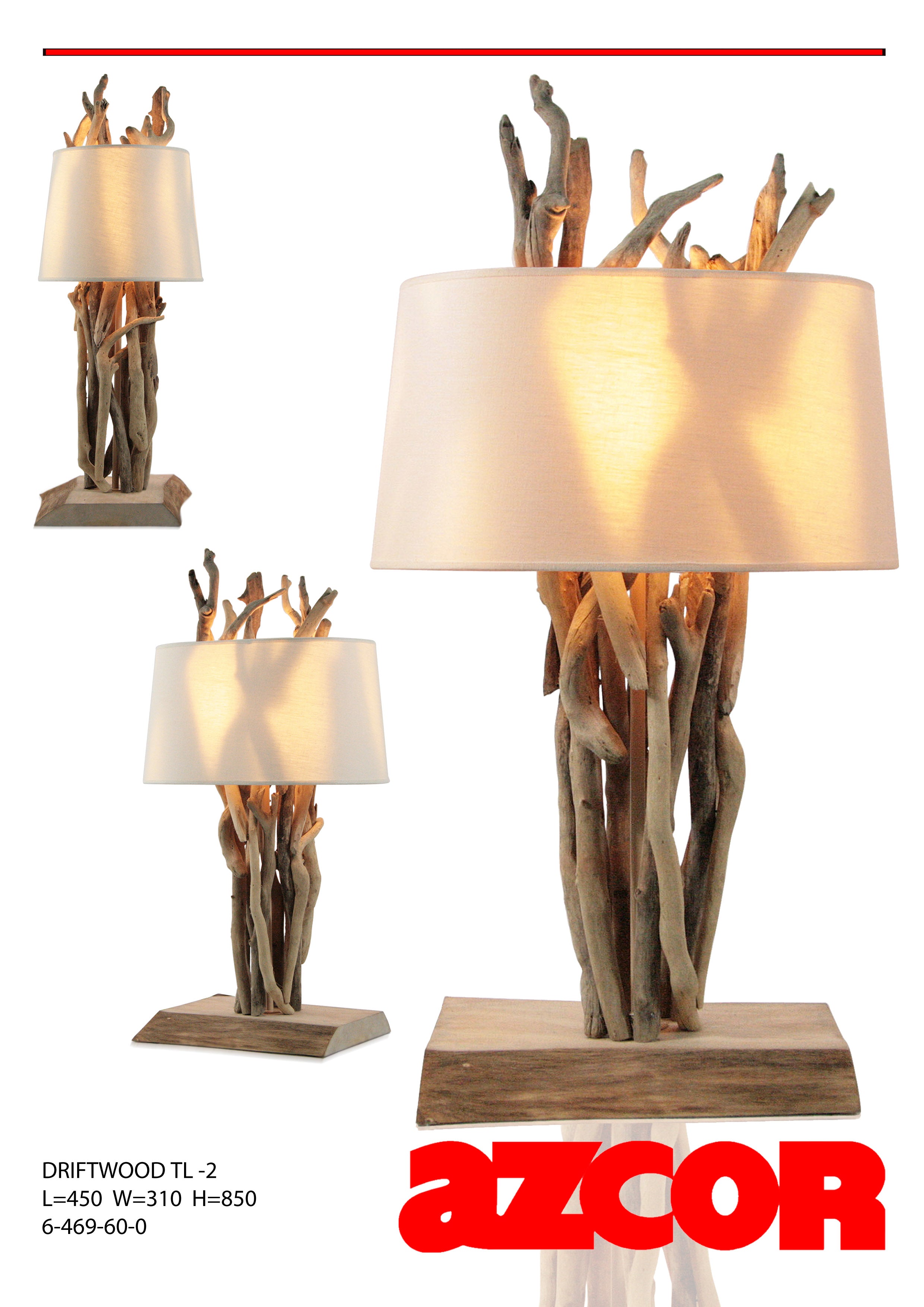Driftwood Table Lamp