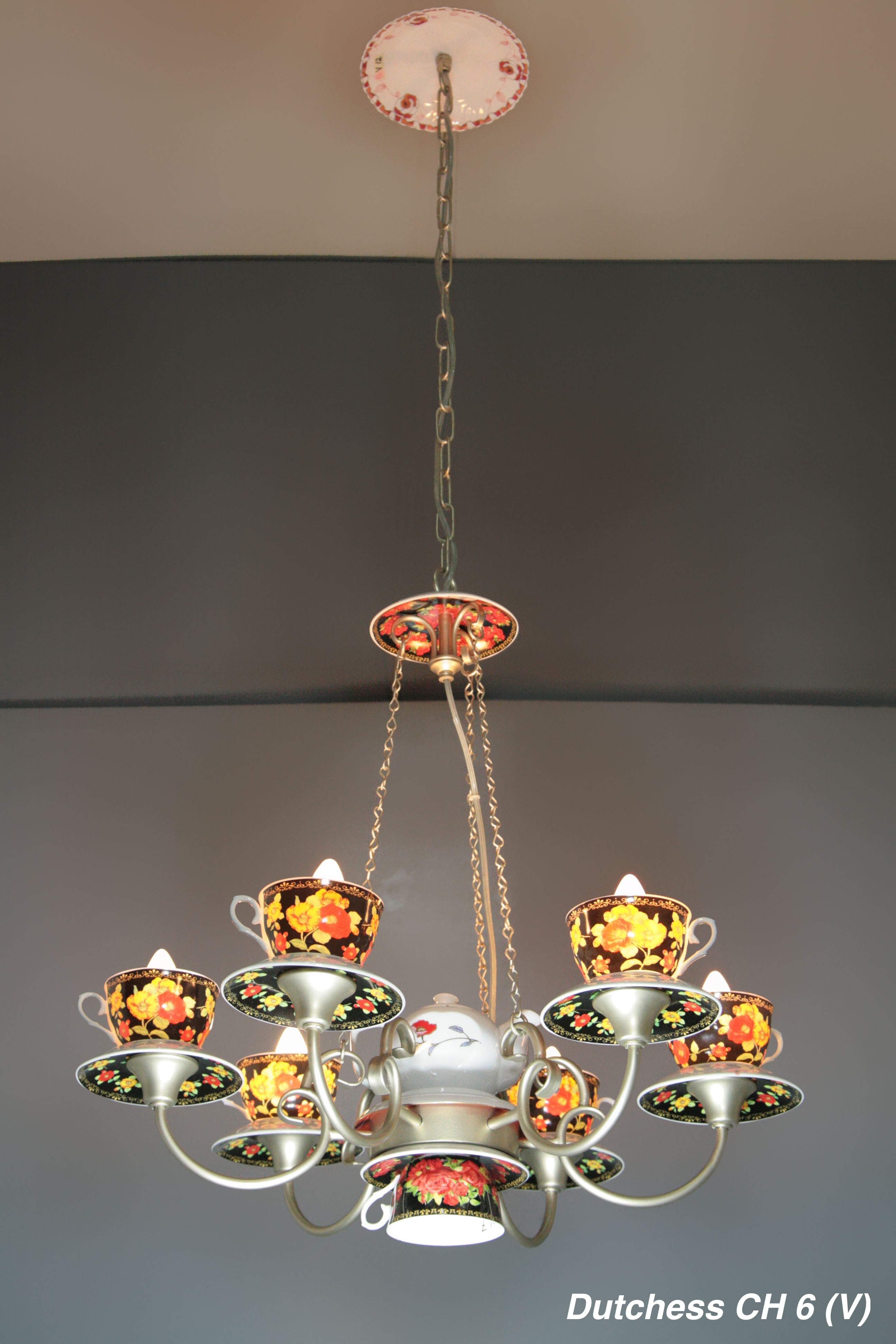 Teacup Chandelier 6