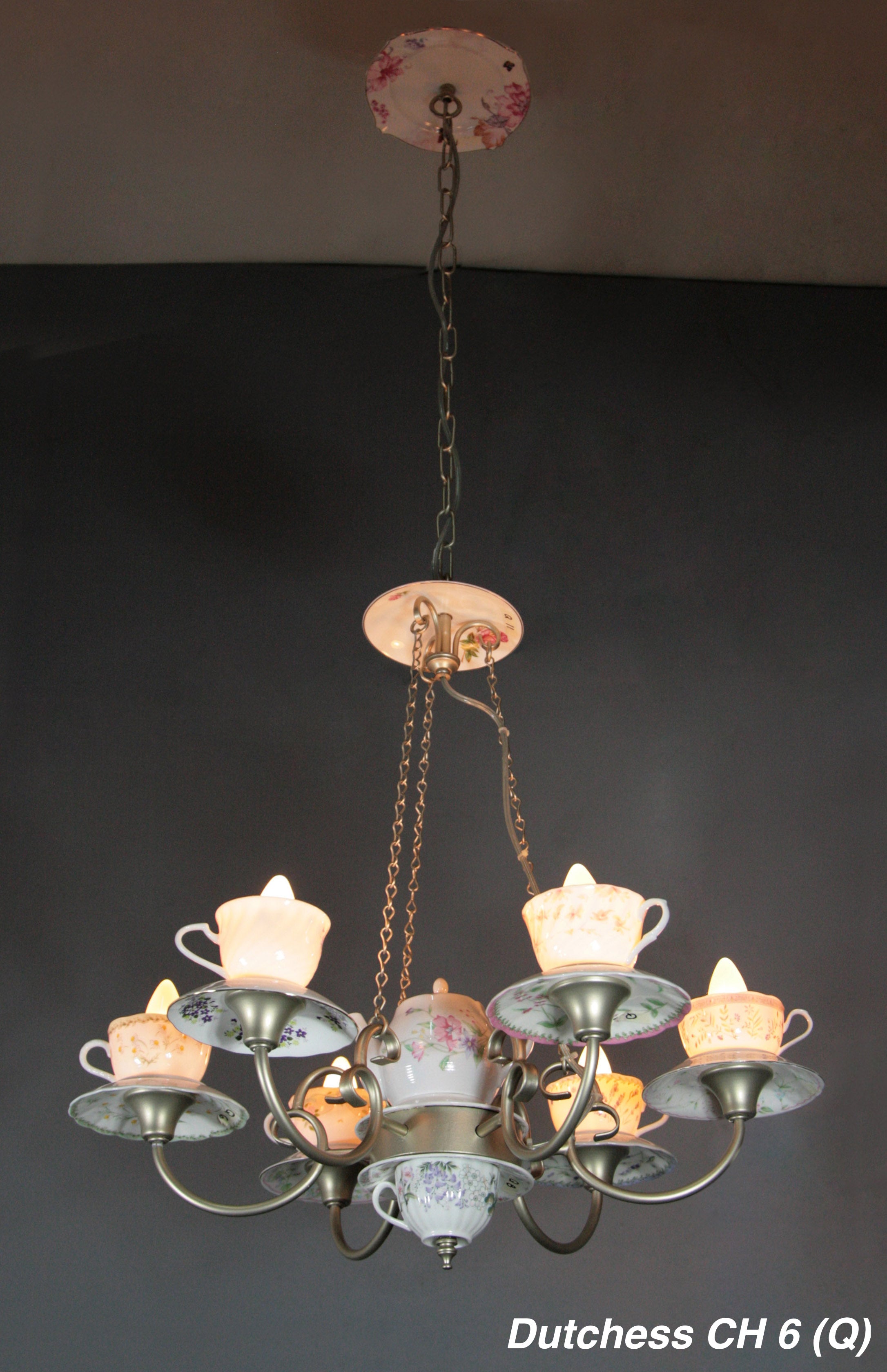 Teacup Chandelier 6