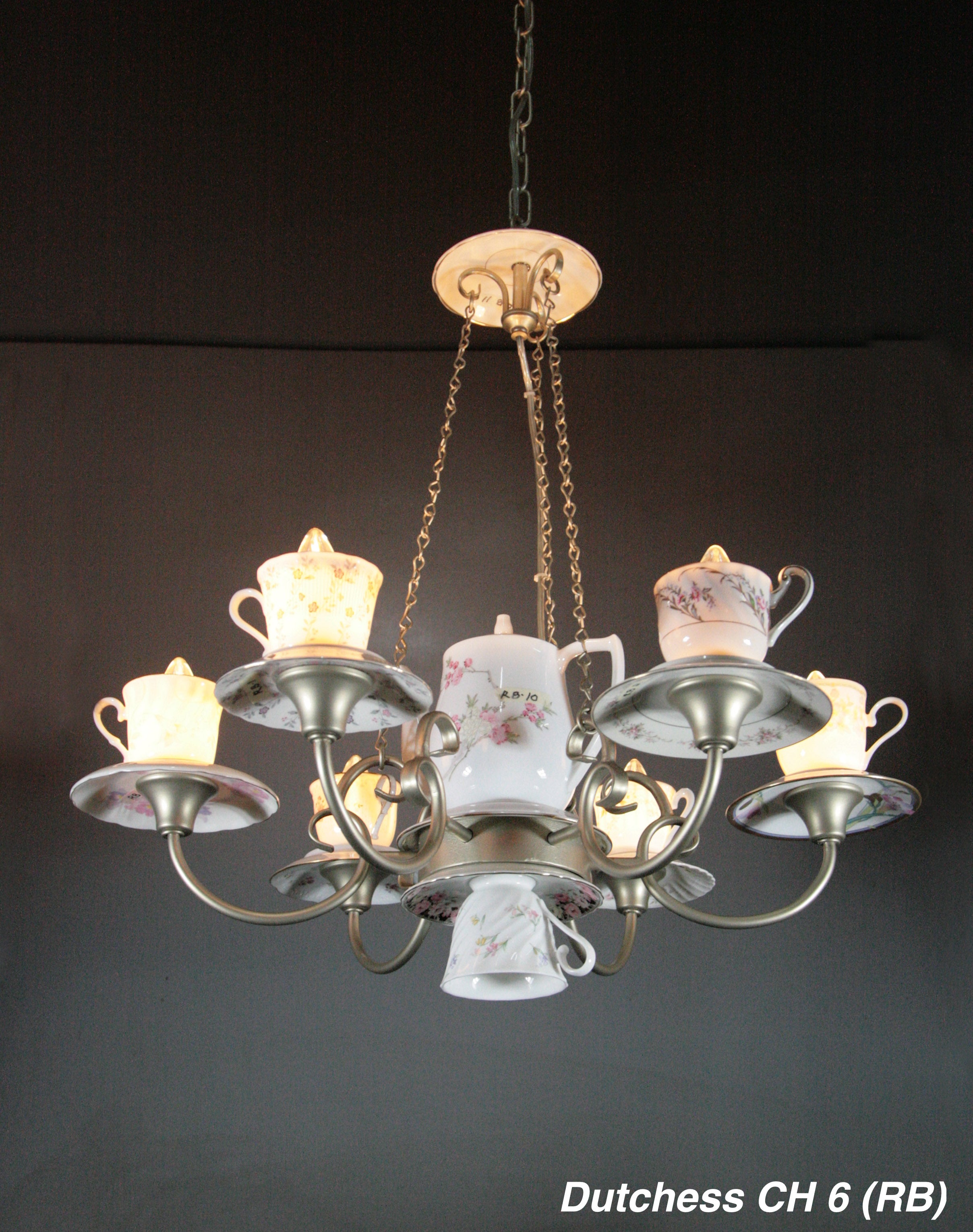 Teacup Chandelier 6